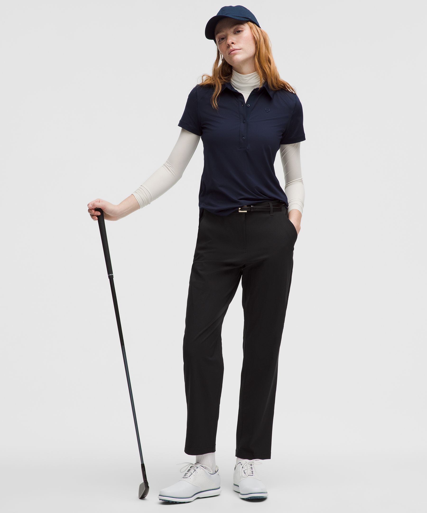 Stretch Twill Golf Pant Regular - Black