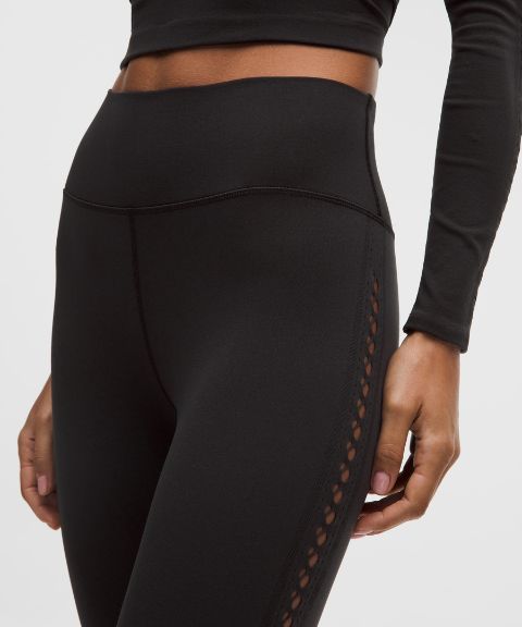 Lululemon RevealKnit Eyelet High-Rise Tight *7/8 Length
