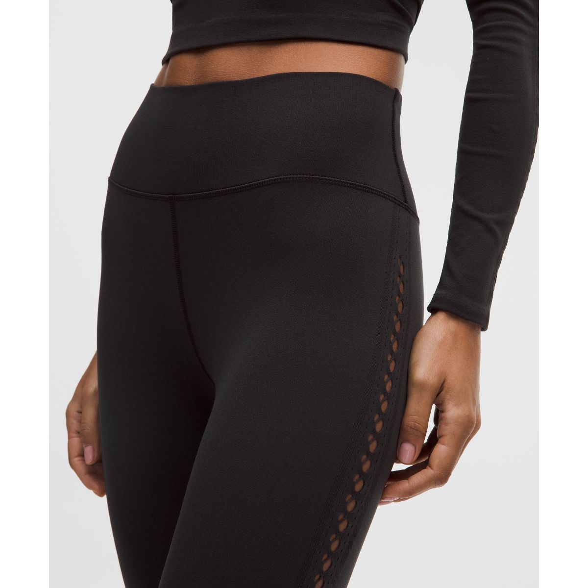 RevealKnit Eyelet High-Rise Tight 7/8 Length
