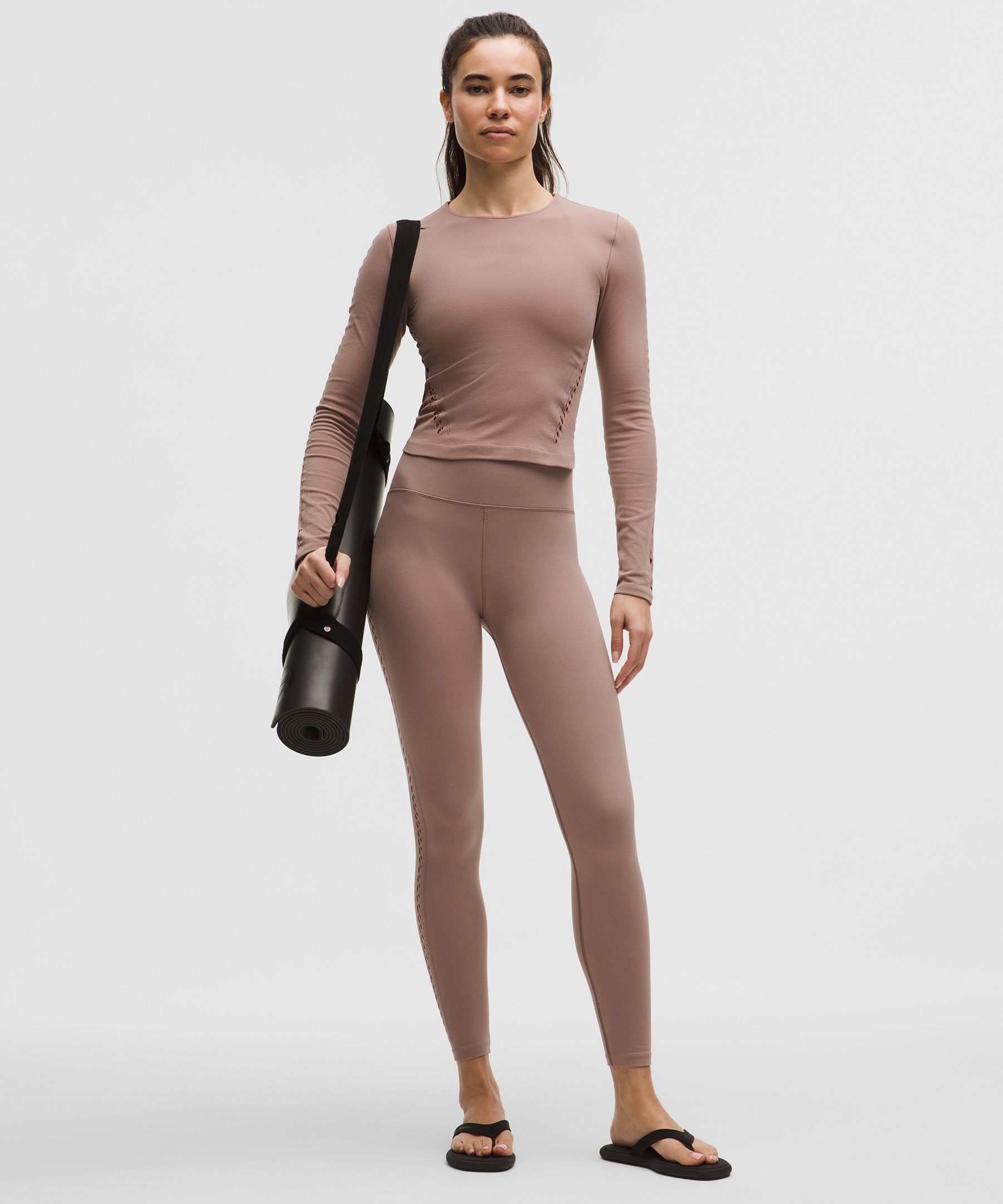 RevealKnit Eyelet High-Rise Tight *7/8 Length