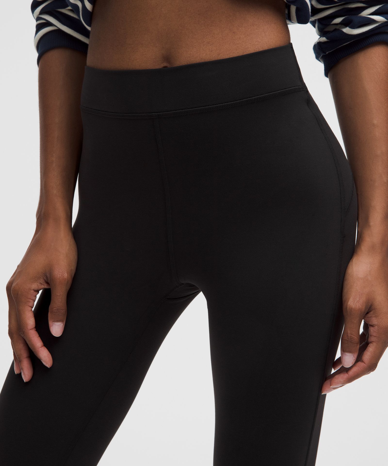 Женские укороченные легинсы Lululemon Groove высокая посадка — фото 4