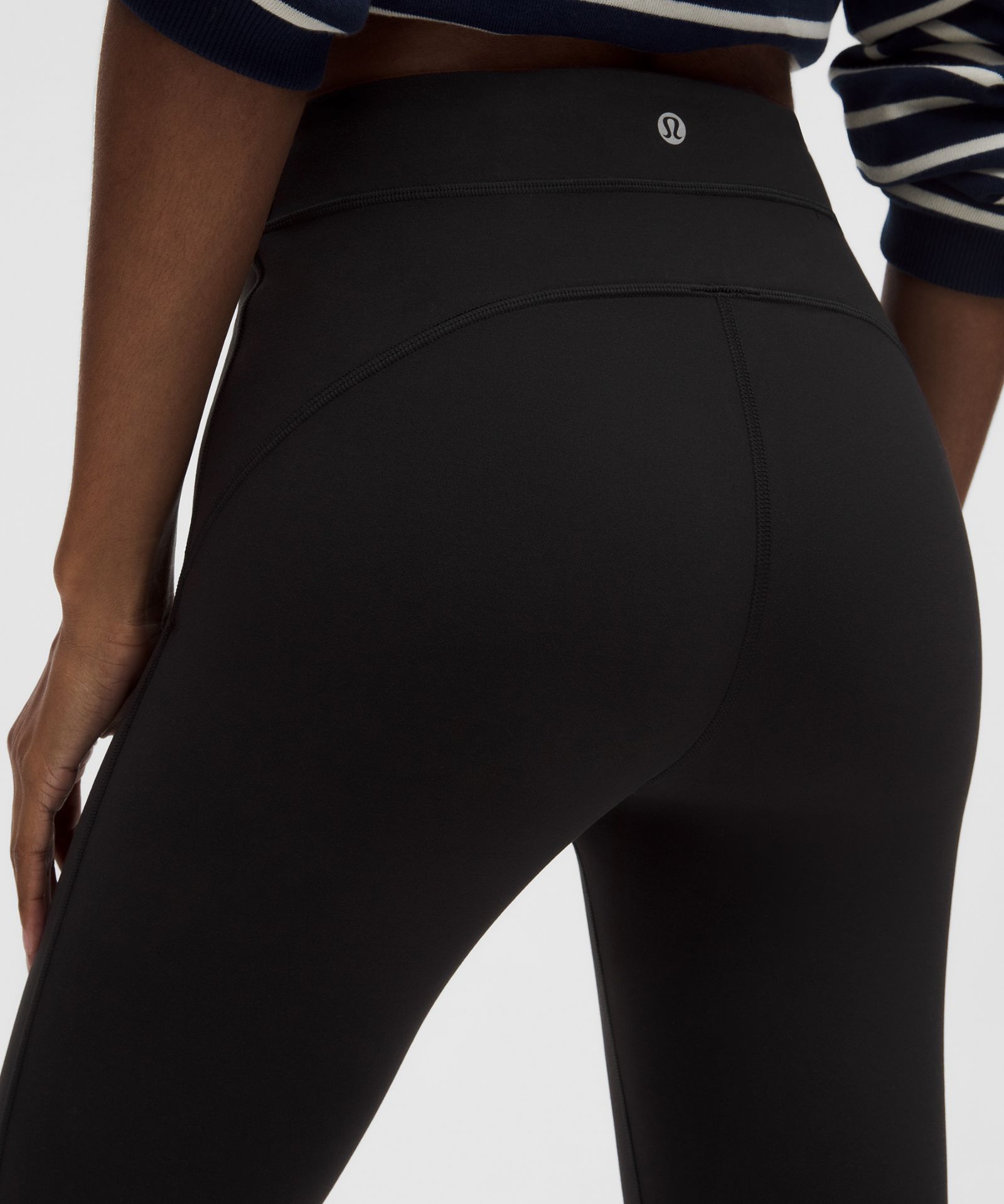 Женские укороченные легинсы Lululemon Groove высокая посадка — фото 5