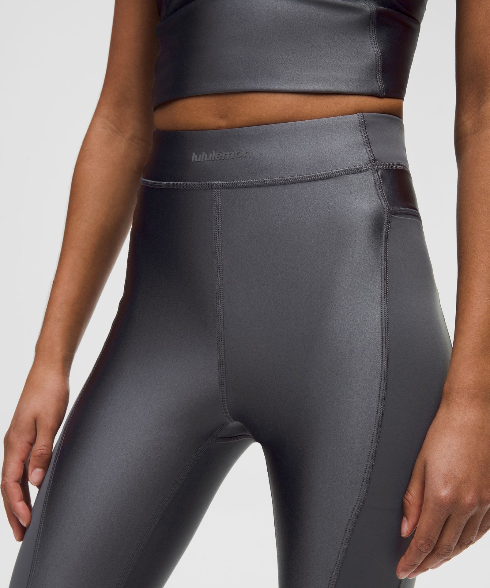 Lululemon Satin Shine Panelled High-Rise Tight 25" *Wordmark — фото 4