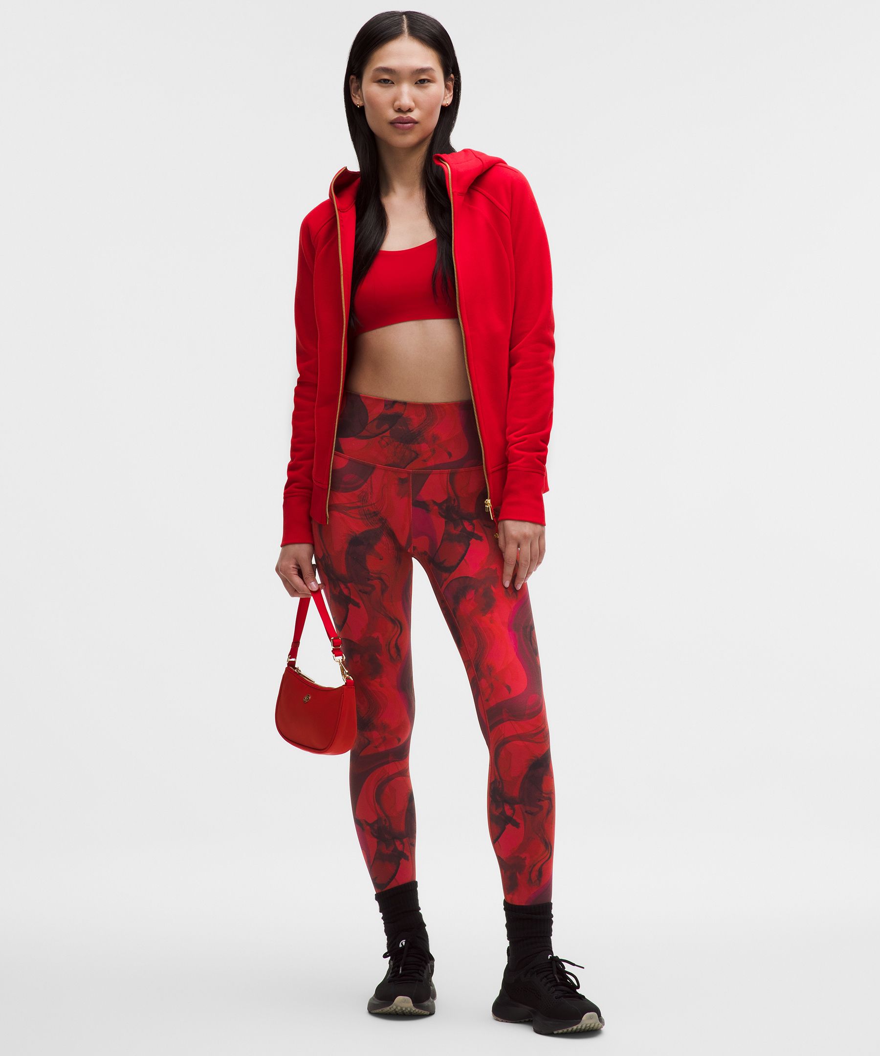 lululemon – Legging Align New Year taille haute pour Femmes – 64 cm – Rouge – Taille 2