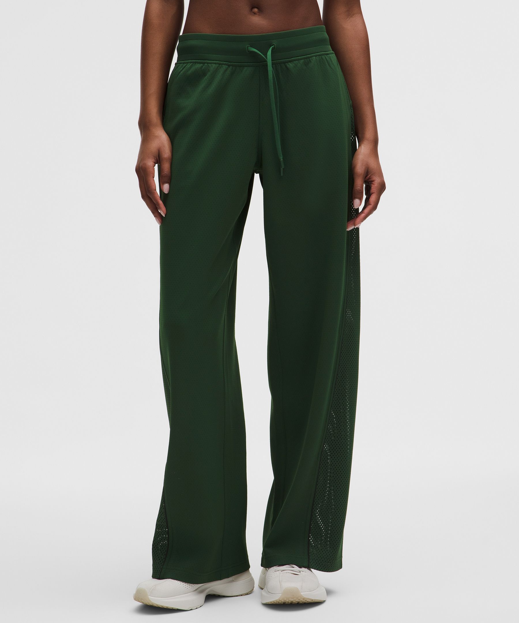 Engineered Knit Mesh Tennis Track Pant