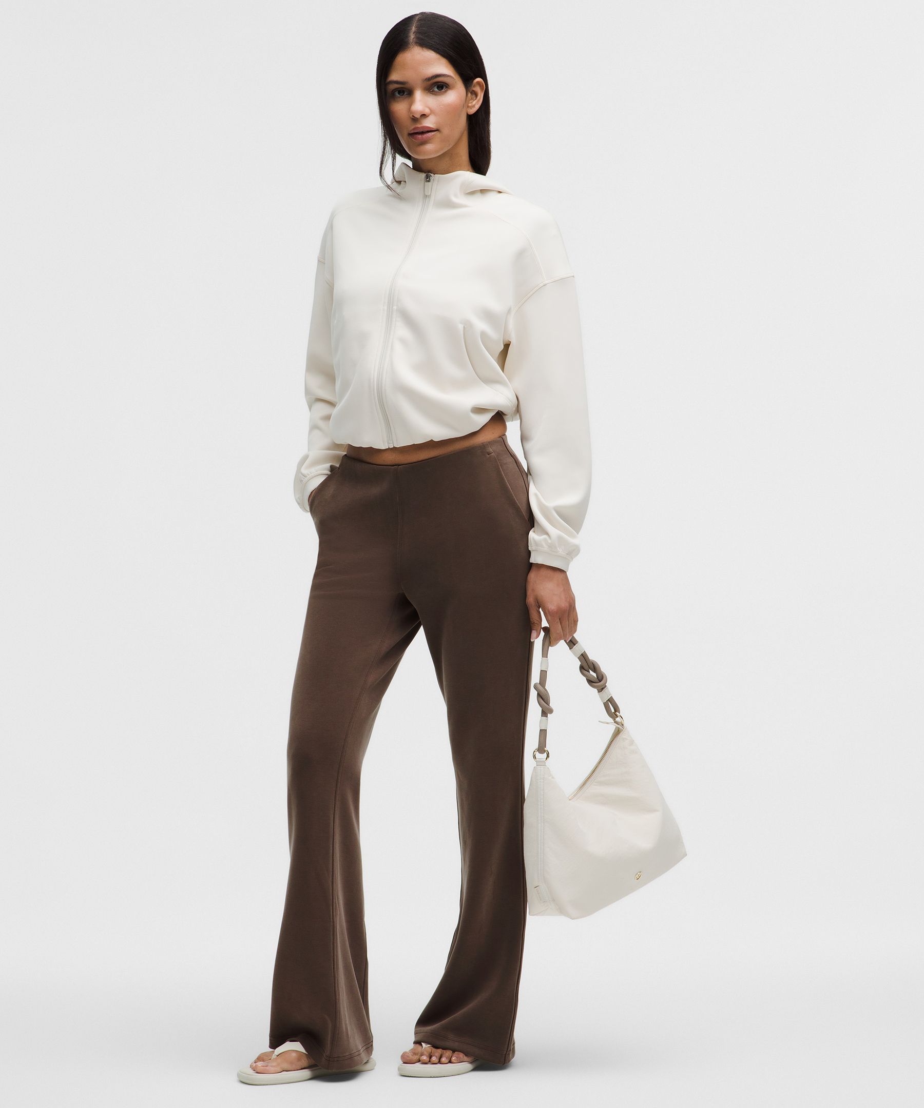 Brushed Softstreme Mid-Rise Flared Pant *Regular