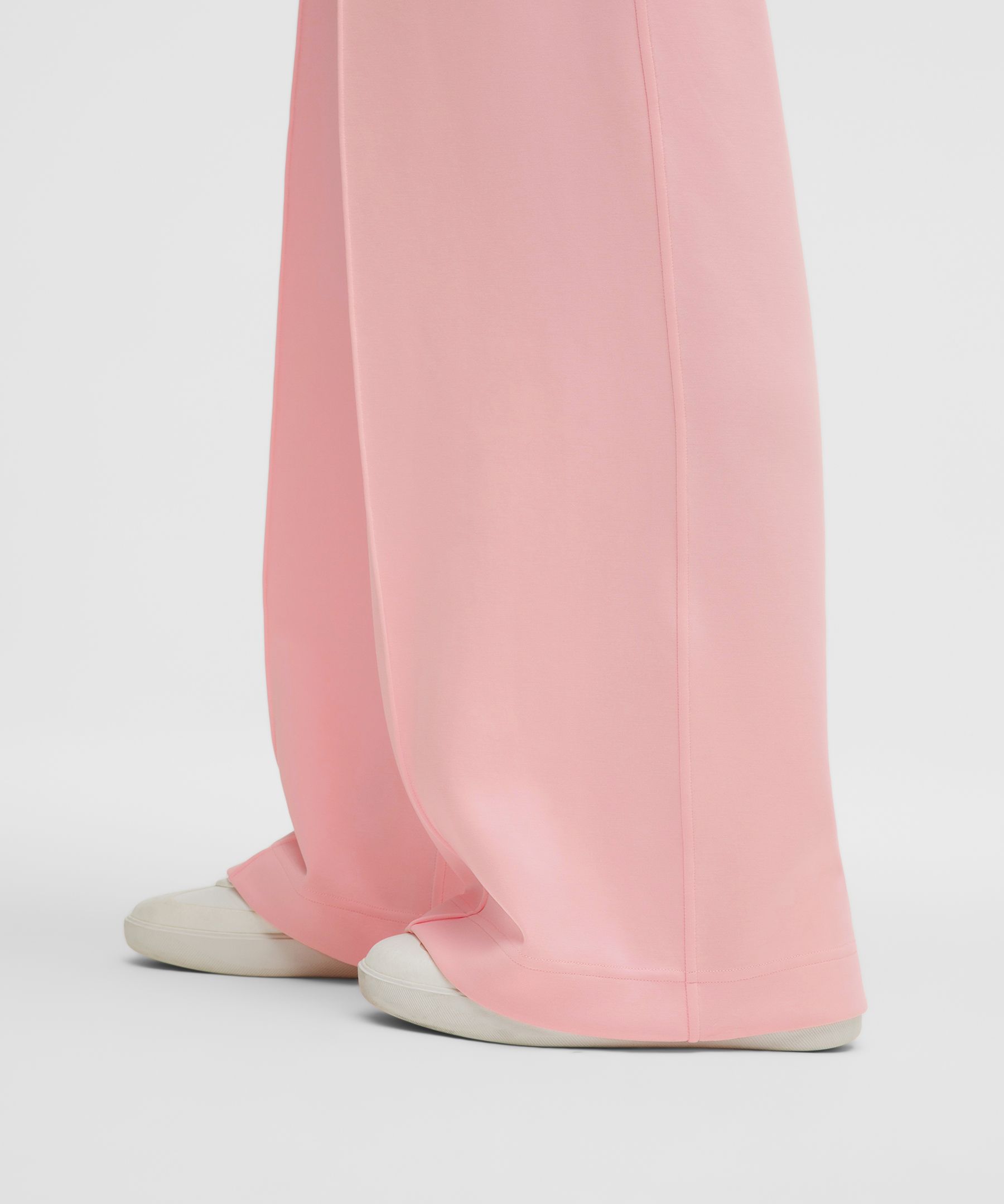 Brushed Softstreme Pintuck High-Rise Wide-Leg Pant *Regular