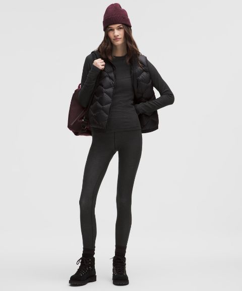 Женские леггинсы Lululemon Waffle-Knit High-Rise Base Layer, 28