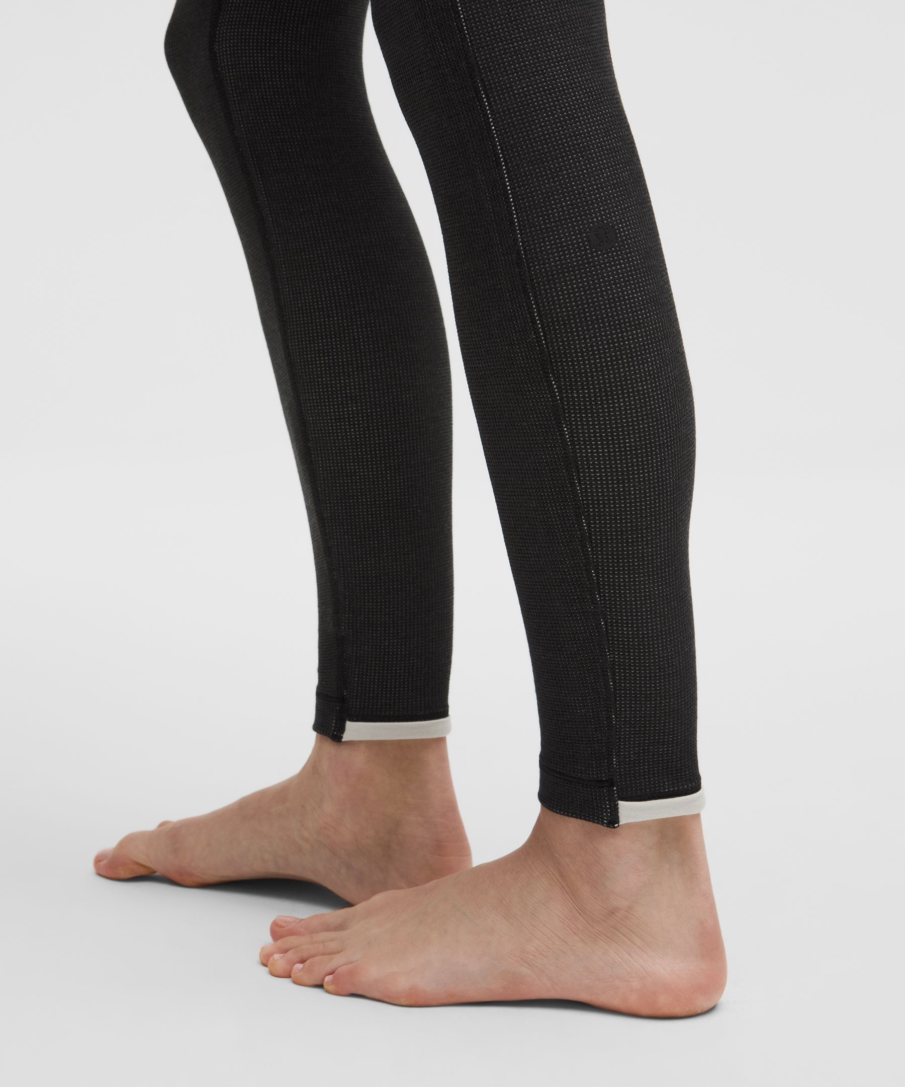 Lululemon Waffle-knit High-rise Base Layer Tight 28"