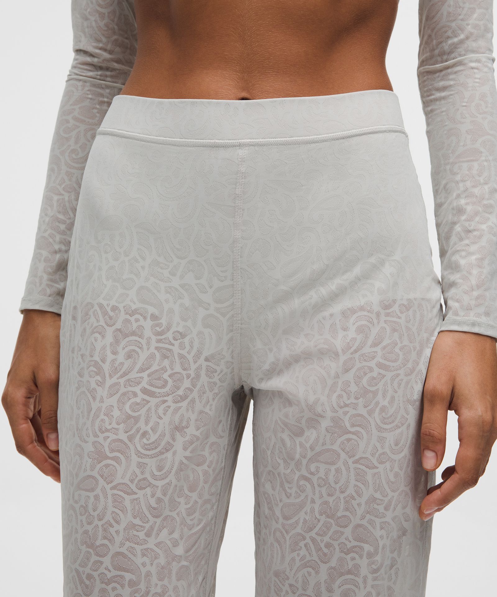 Lululemon Paisley Lace Jacquard High-Rise Flared Pant — фото 4