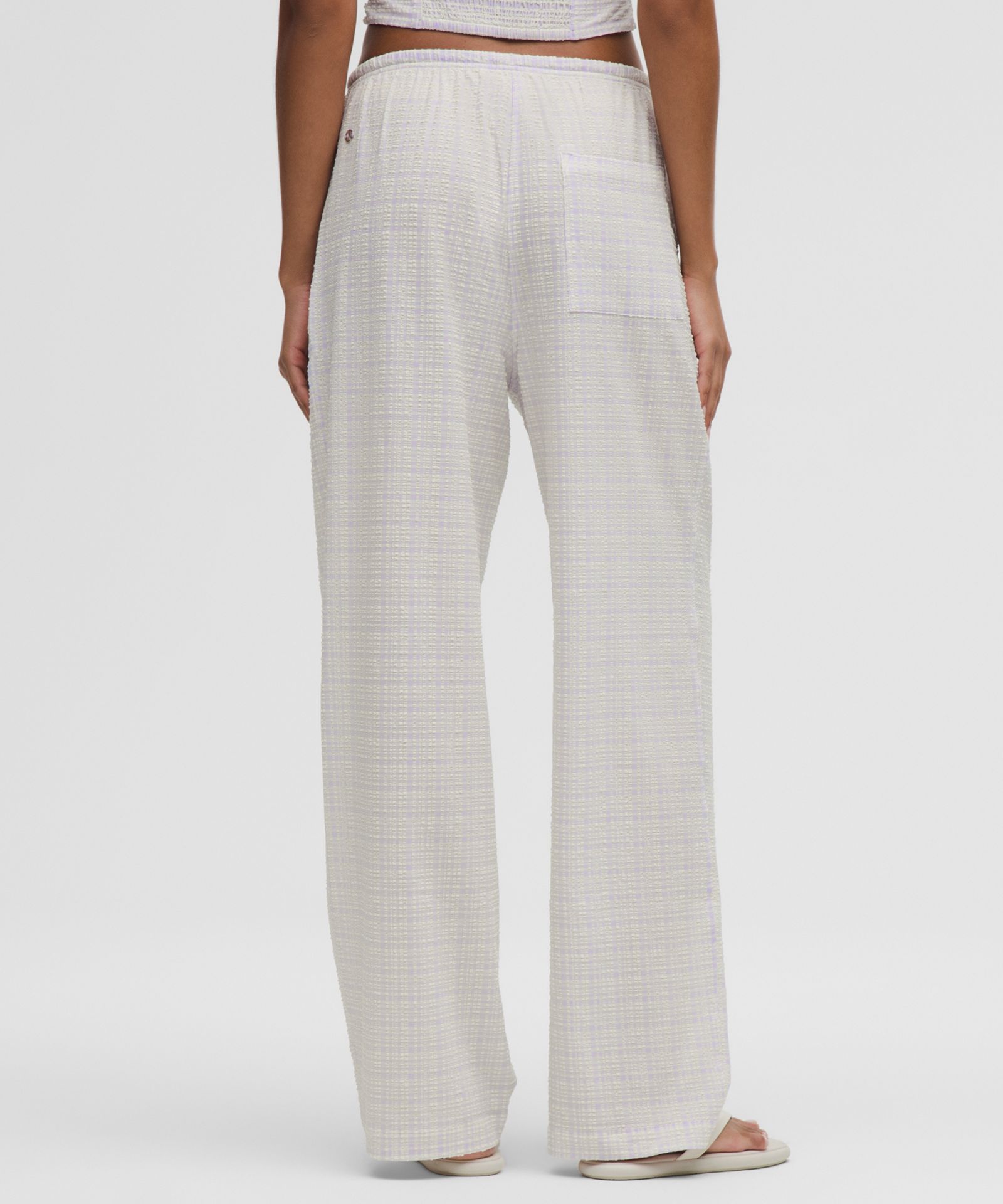 Lululemon Seersucker Check Mid-Rise Pull-On Pant — фото 3