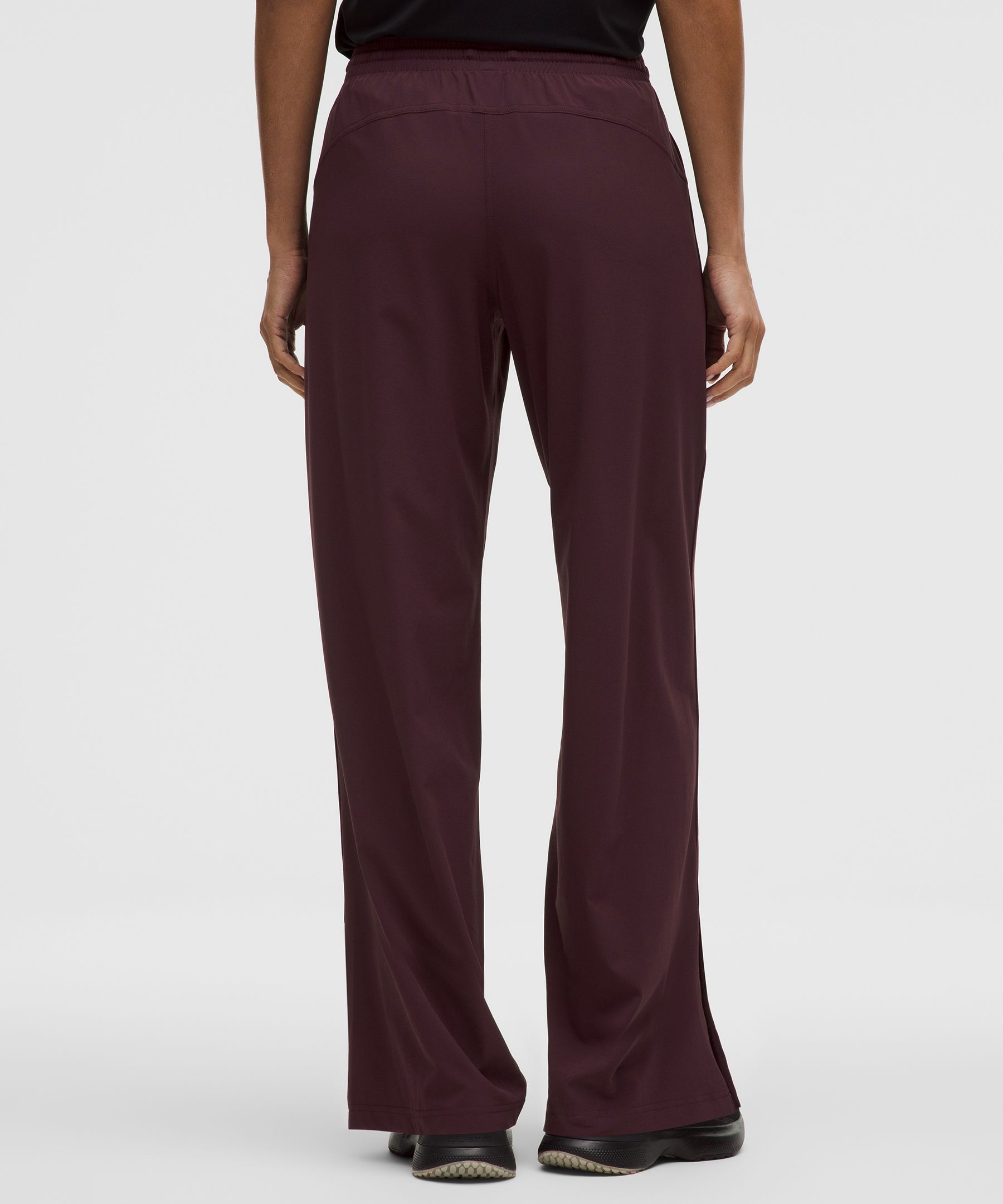 Lululemon Court Rival Wide-leg Tennis Track Pant In Burgundy