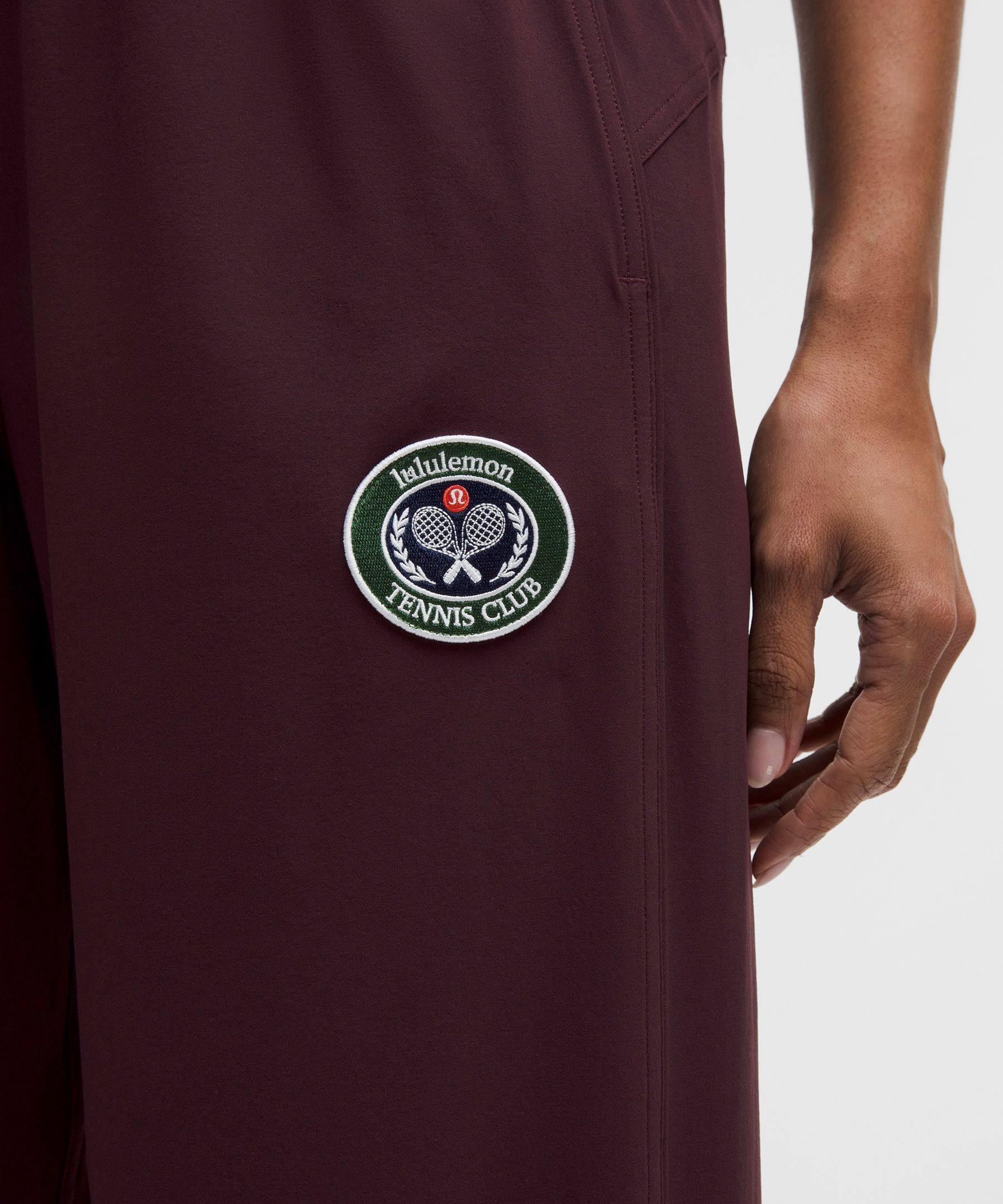 Lululemon Court Rival Wide-leg Tennis Track Pant In Burgundy