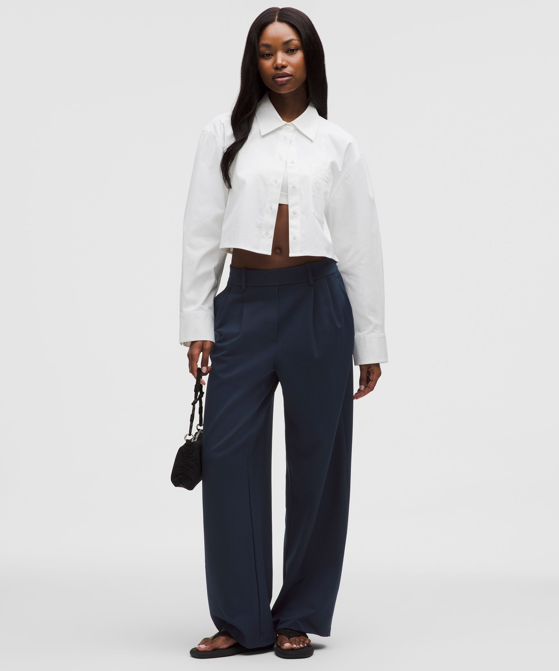 Pantalon Daydrift large taille haute Standard *Bross&eacute;