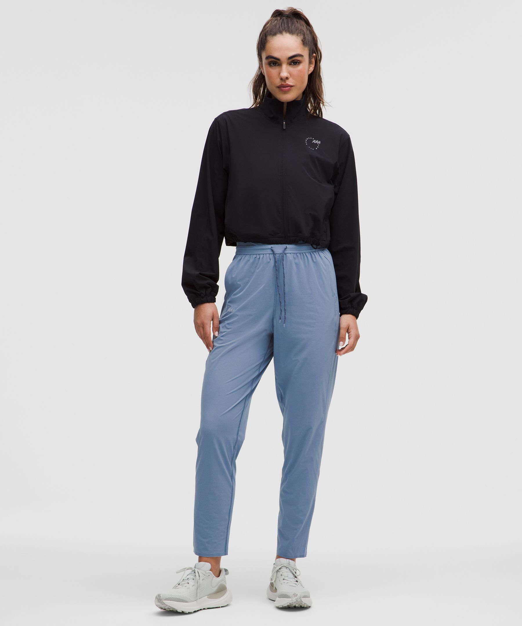 Lululemon Mile Maker Run Crew Graphic High-rise Track Pants