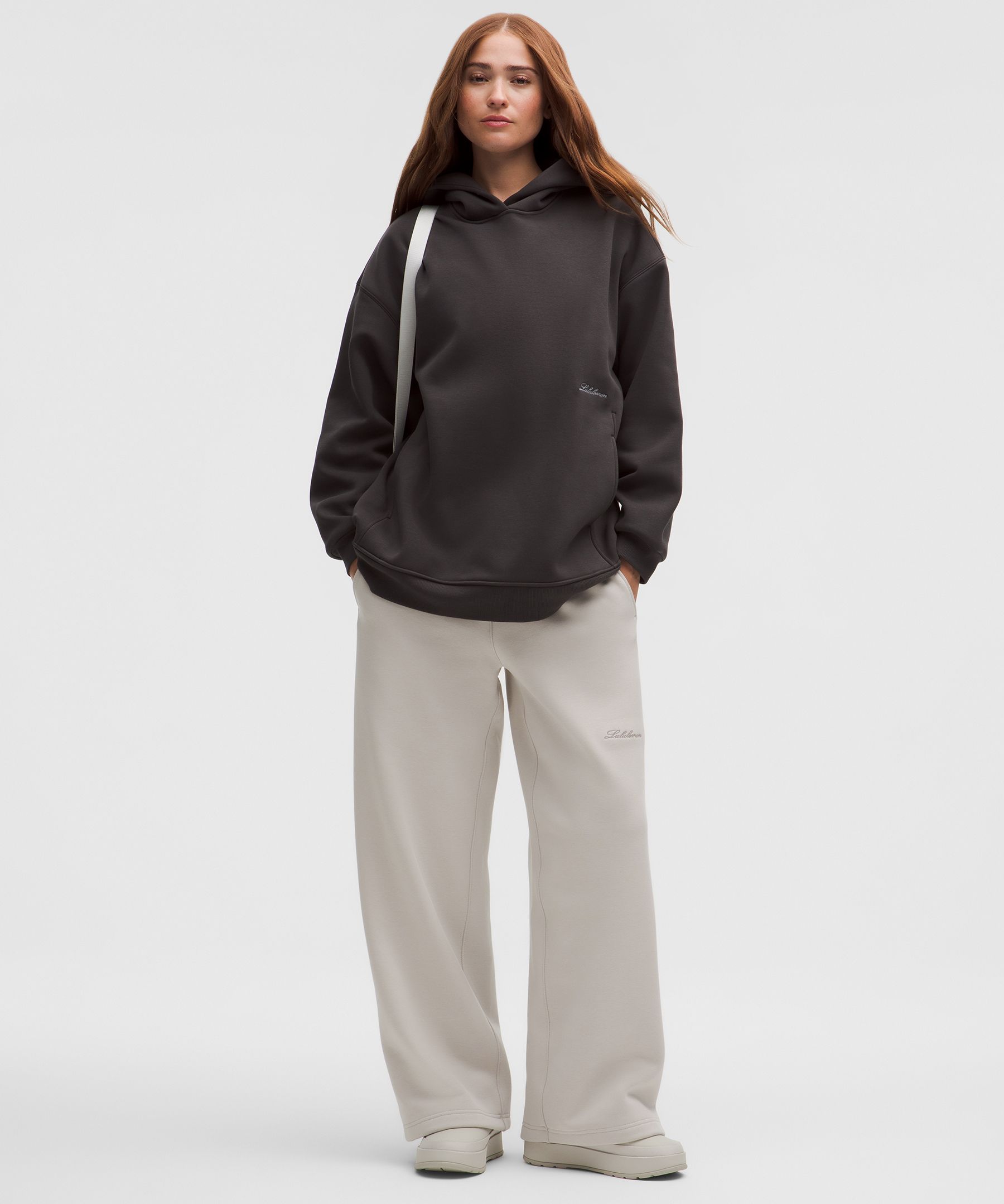 Women's Big Cozy Ultra-Oversized Wide-Leg Pant 