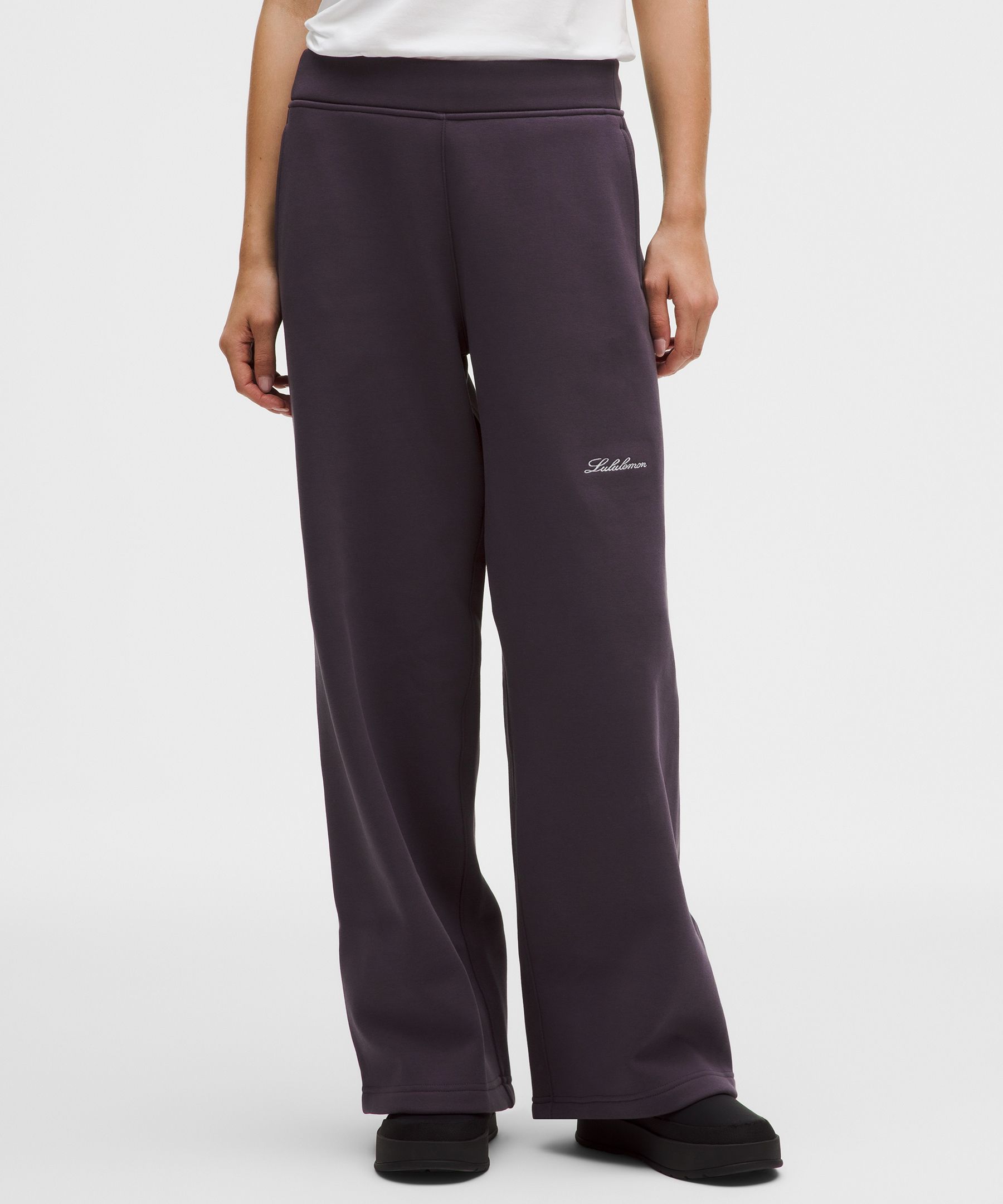 Lululemon Women's Big Cozy Ultra-oversized Wide-leg Pant In Purple