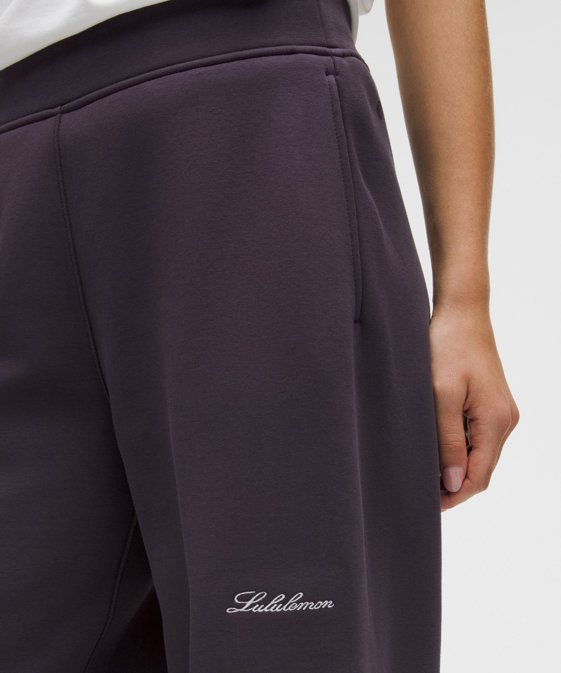 Lululemon Women's Big Cozy Ultra-oversized Wide-leg Pant In Purple