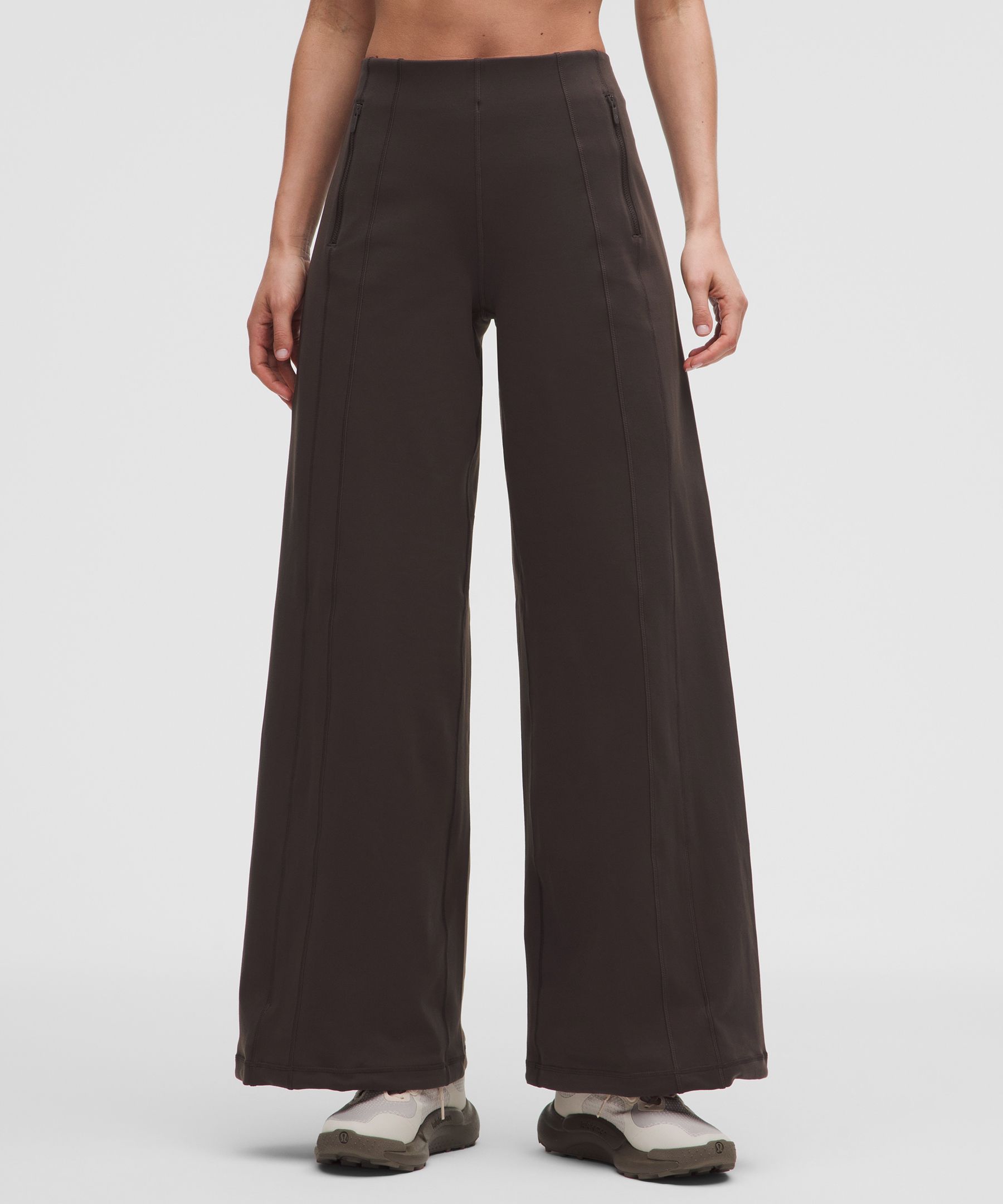Pantalon jambe large taille haute Define