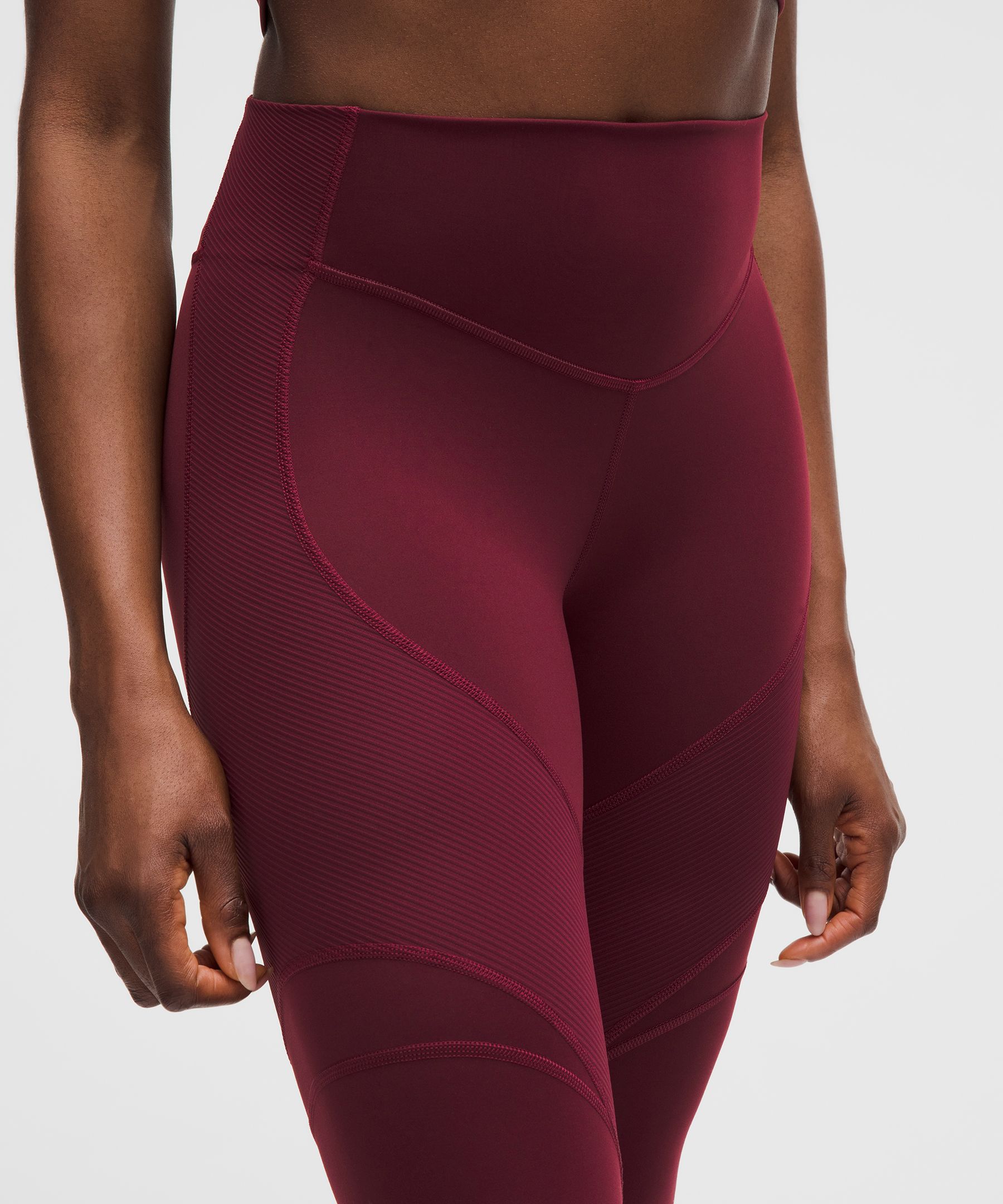Legging taille haute avec empi&egrave;cements en Everlux