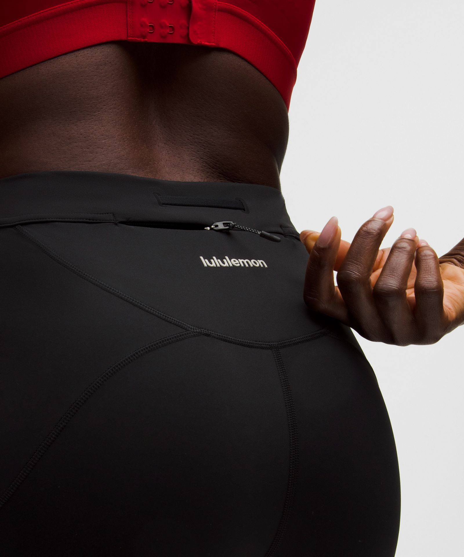 Женские леггинсы Lululemon Fast and Free с высокой посадкой и кулиской — фото 6