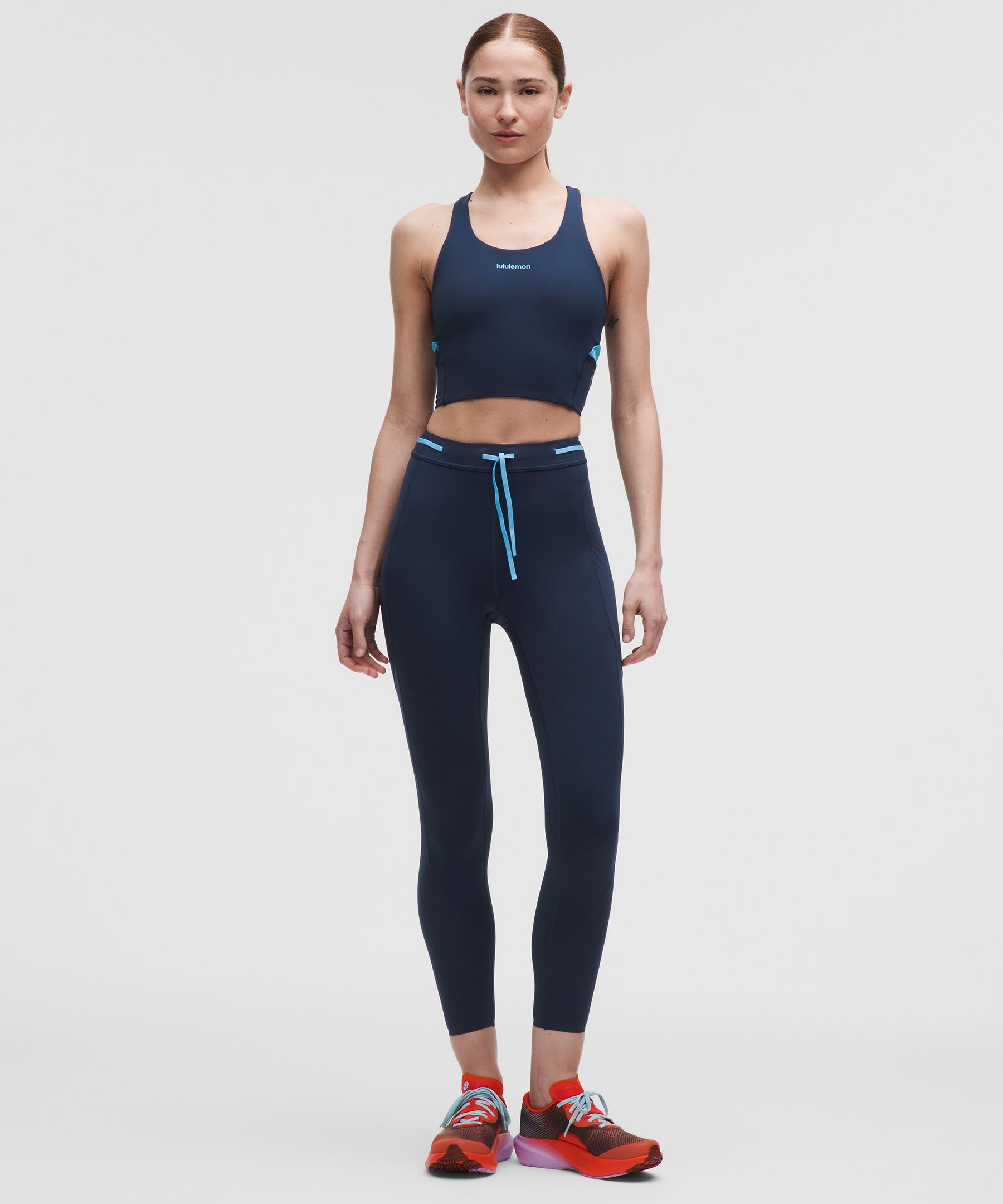 lululemon – Women’s Fast and Free High-Rise Tight Leggings – 25″ – Color Blue – Size 12