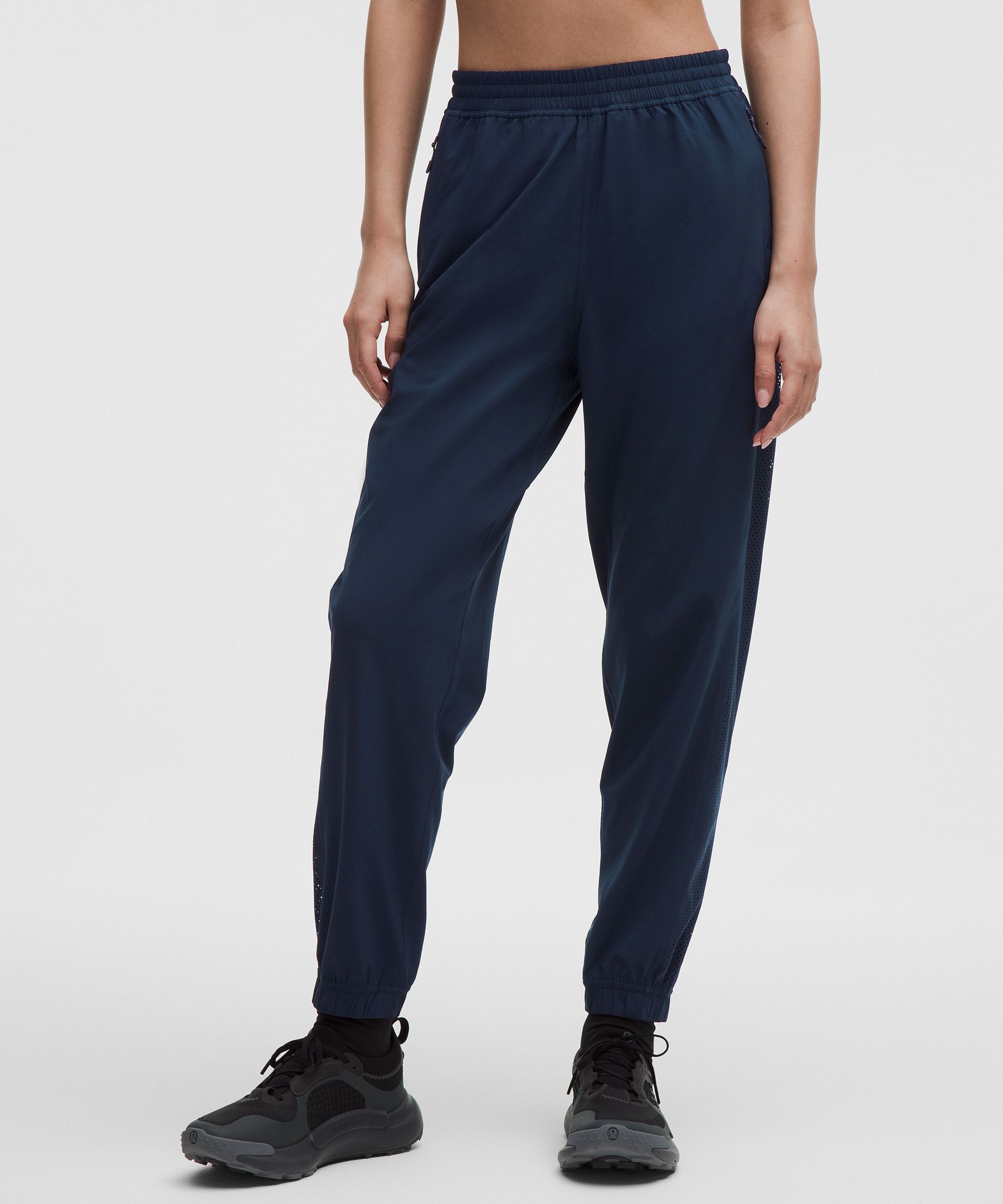 Adapted State Mid-Rise Jogger *Perforated Stripe