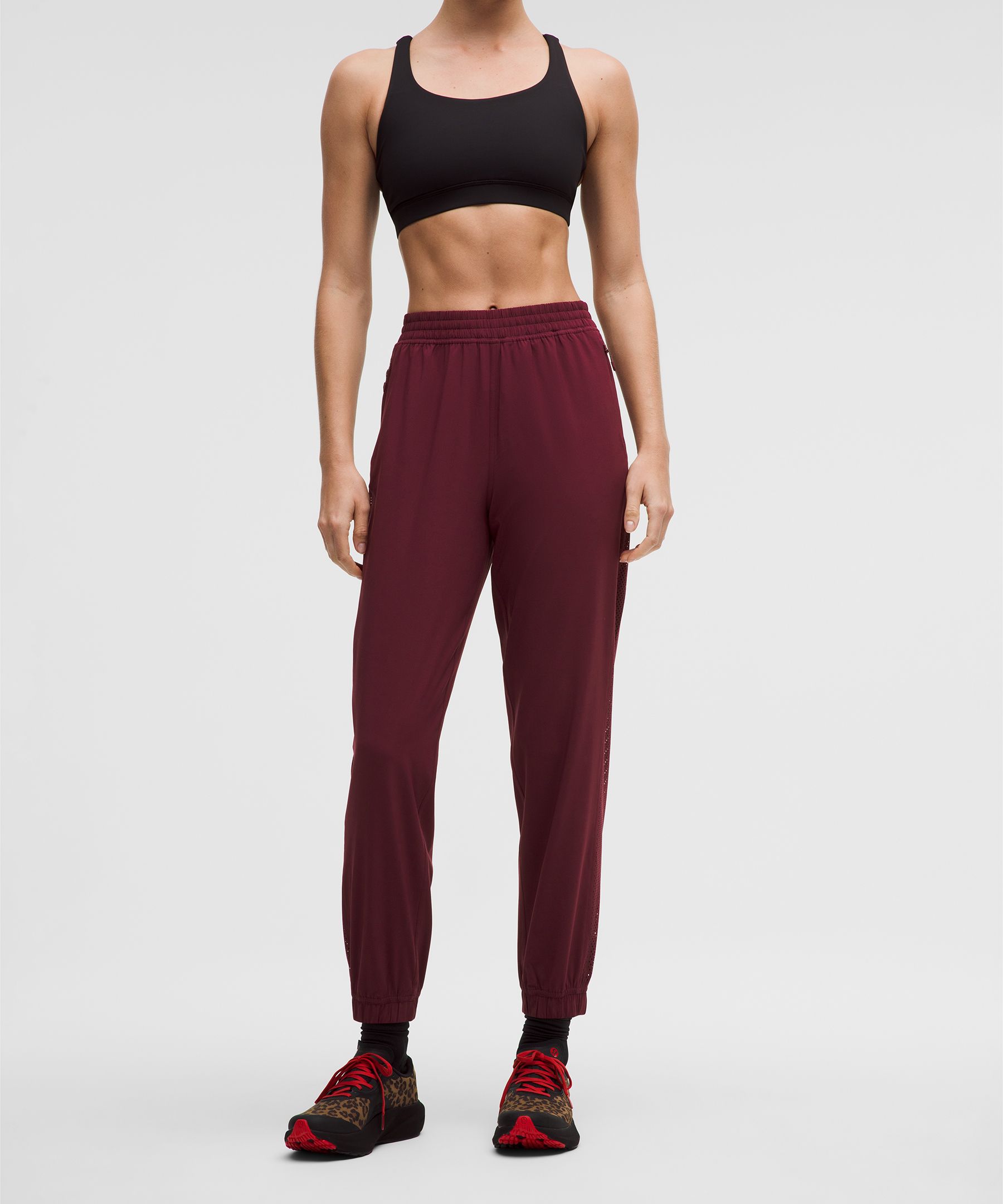 Adapted State Mid-Rise Jogger *Perforated Stripe