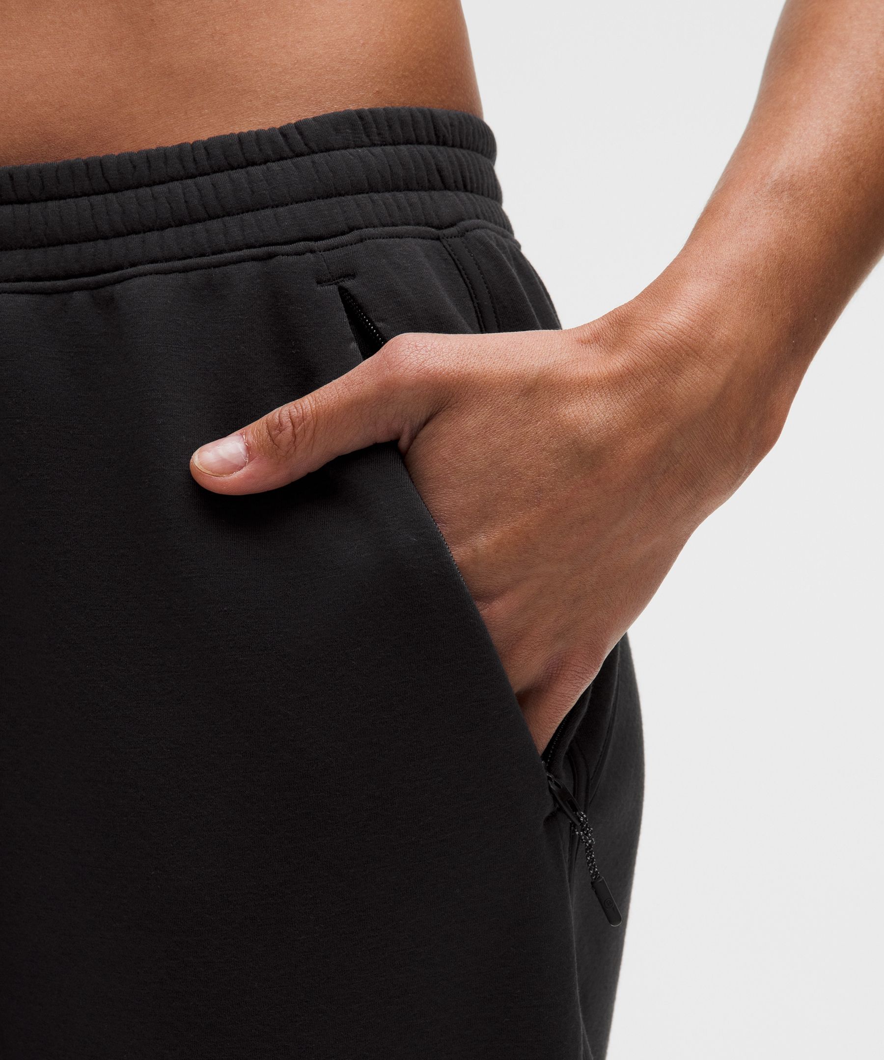 Textured Fleece High-Rise Jogger