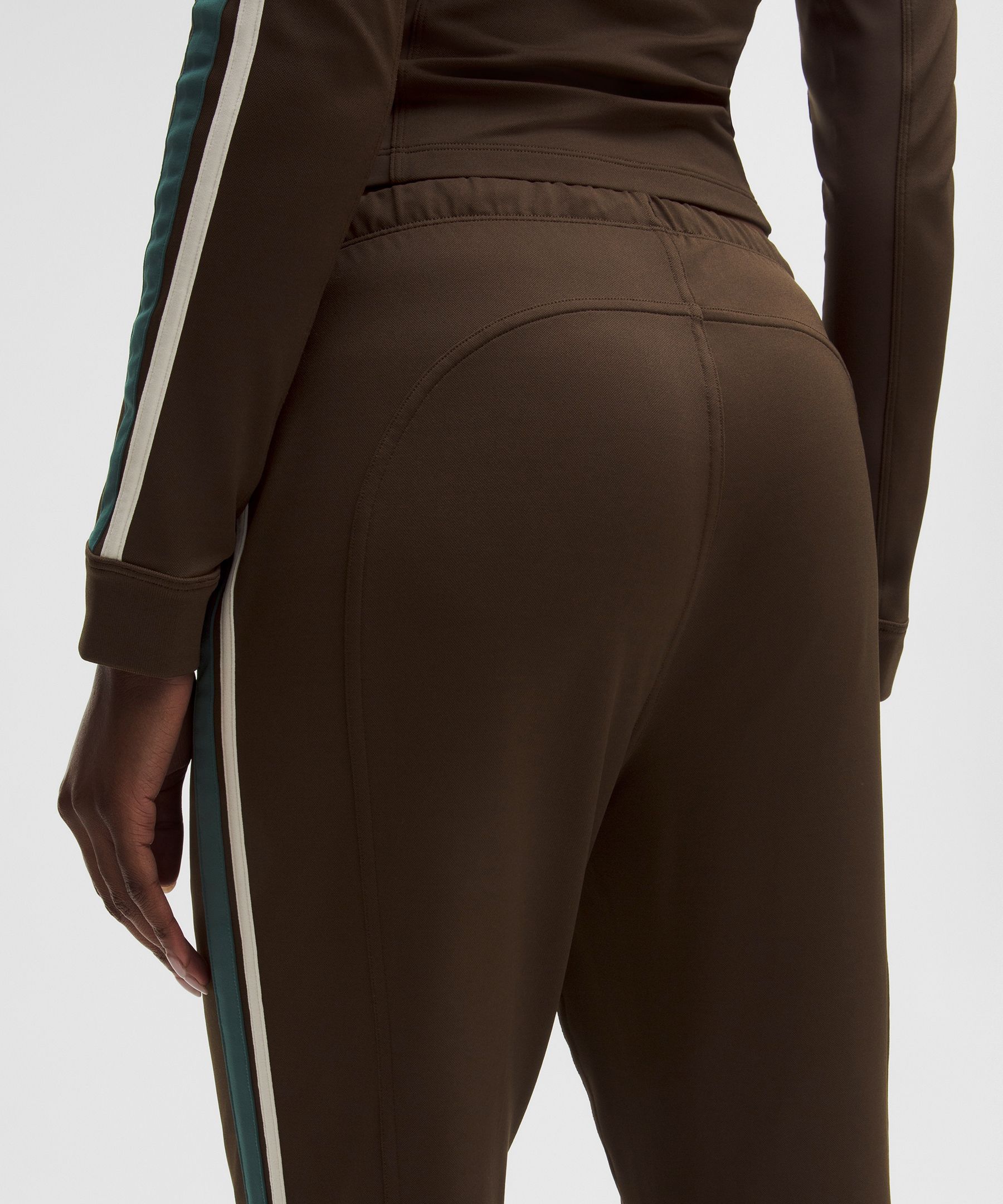 Striped Slim-Fit Mid-Rise Track Pant