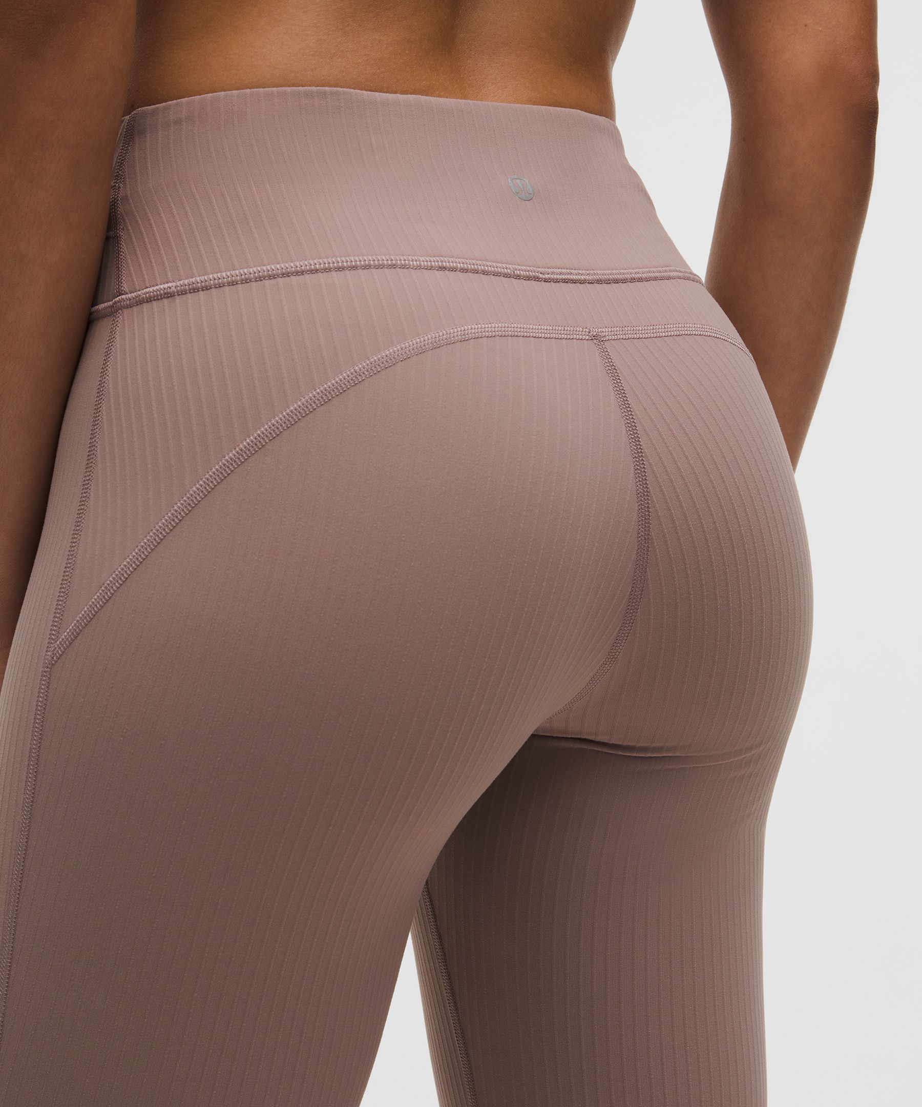 Groove High-Rise Ribbed Wide-Flare Pant