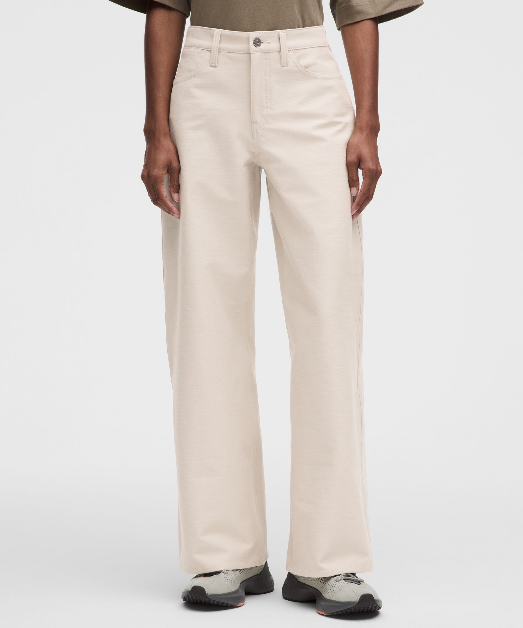 Pantalon jambe large classique taille basse EasyFive