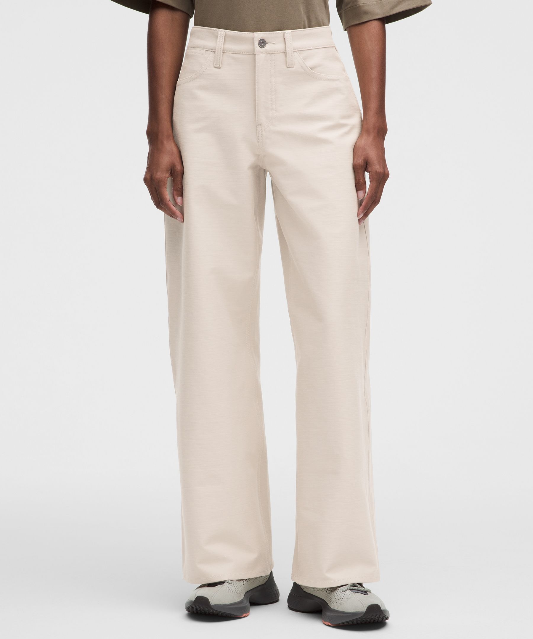 Pantalon jambe large classique taille basse EasyFive