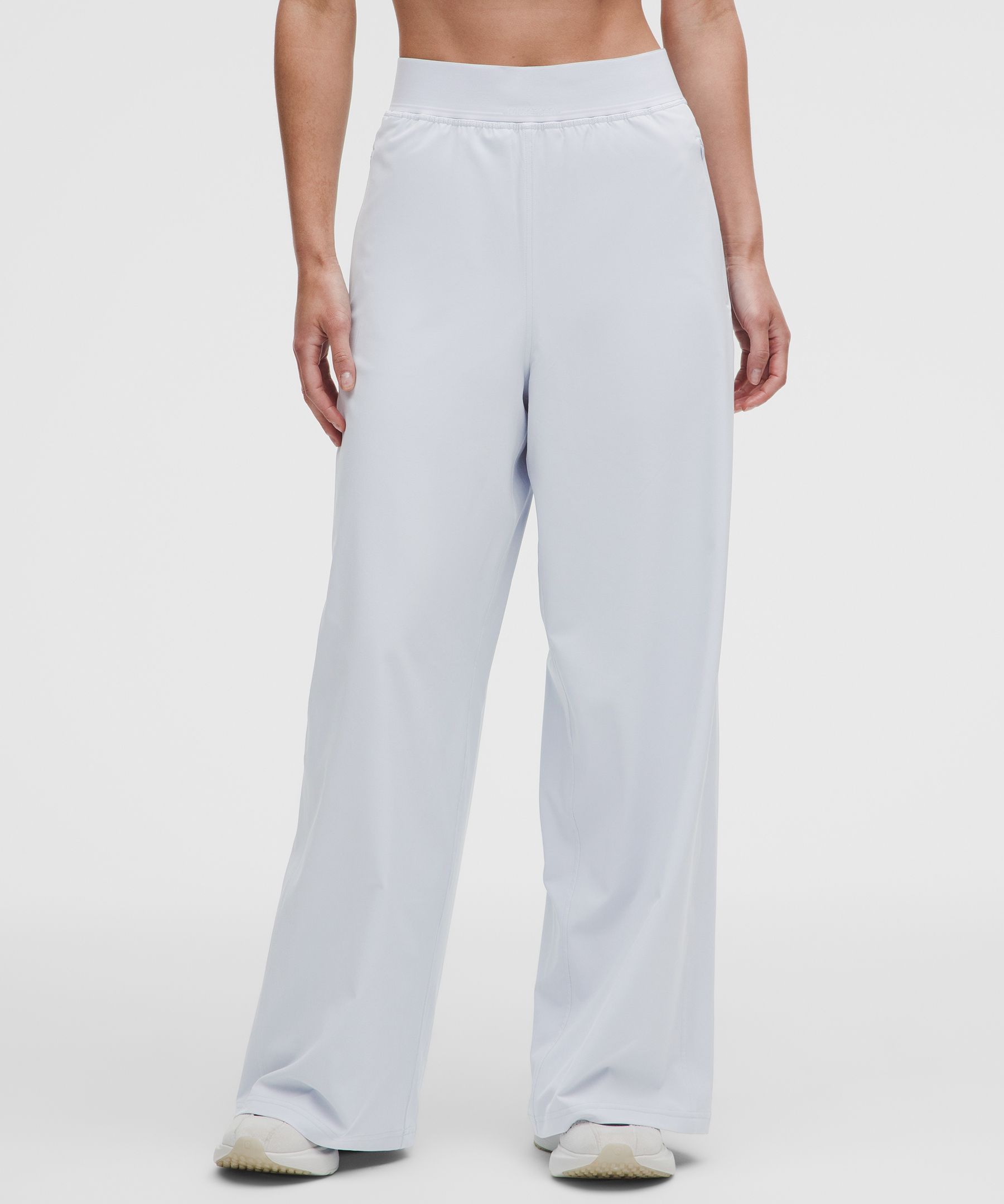 Swift High-Rise Wide-Leg Pants Logo Waistband *Asia Fit