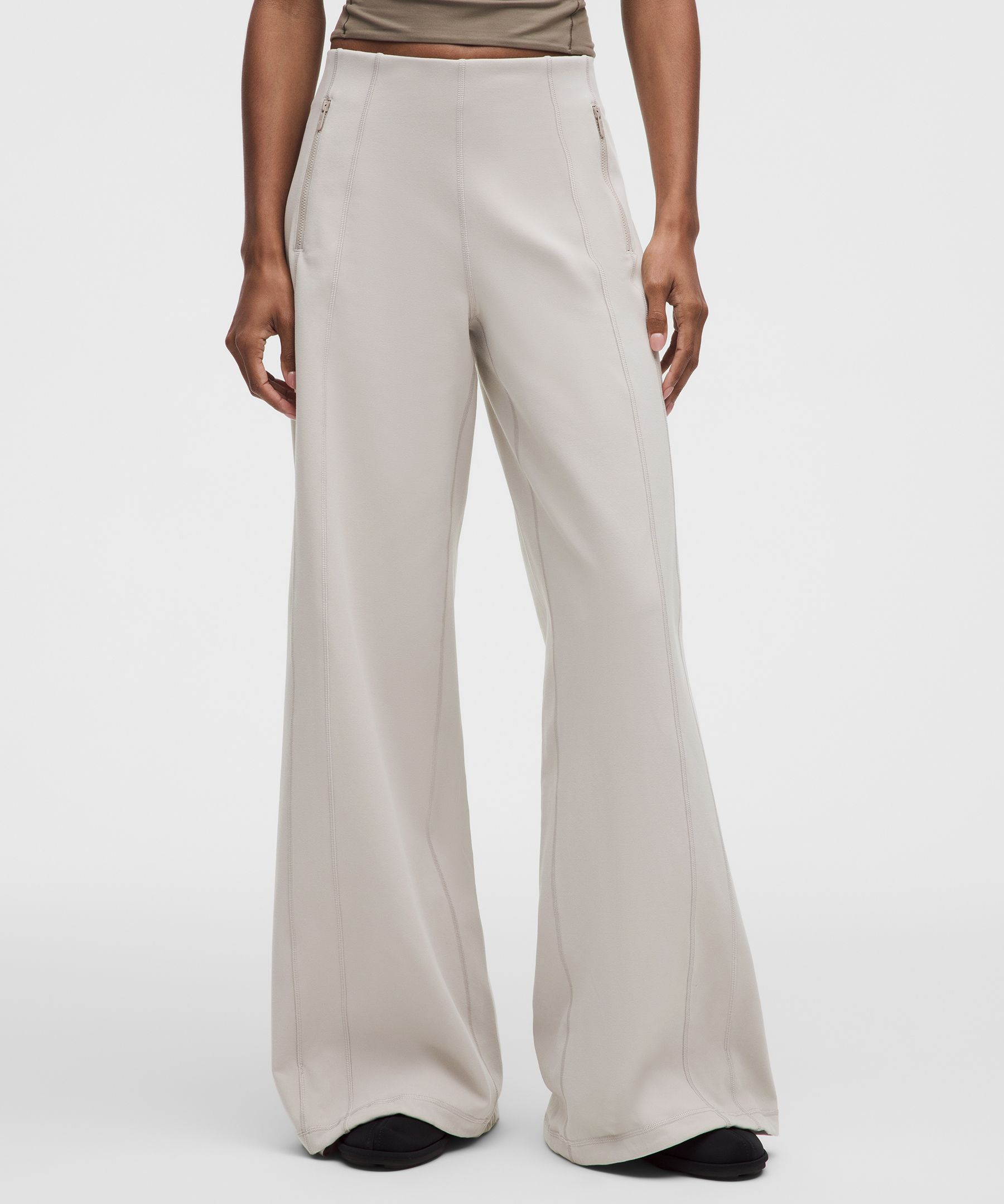 Pantal&oacute;n Define de pierna ancha y tiro alto *Luon