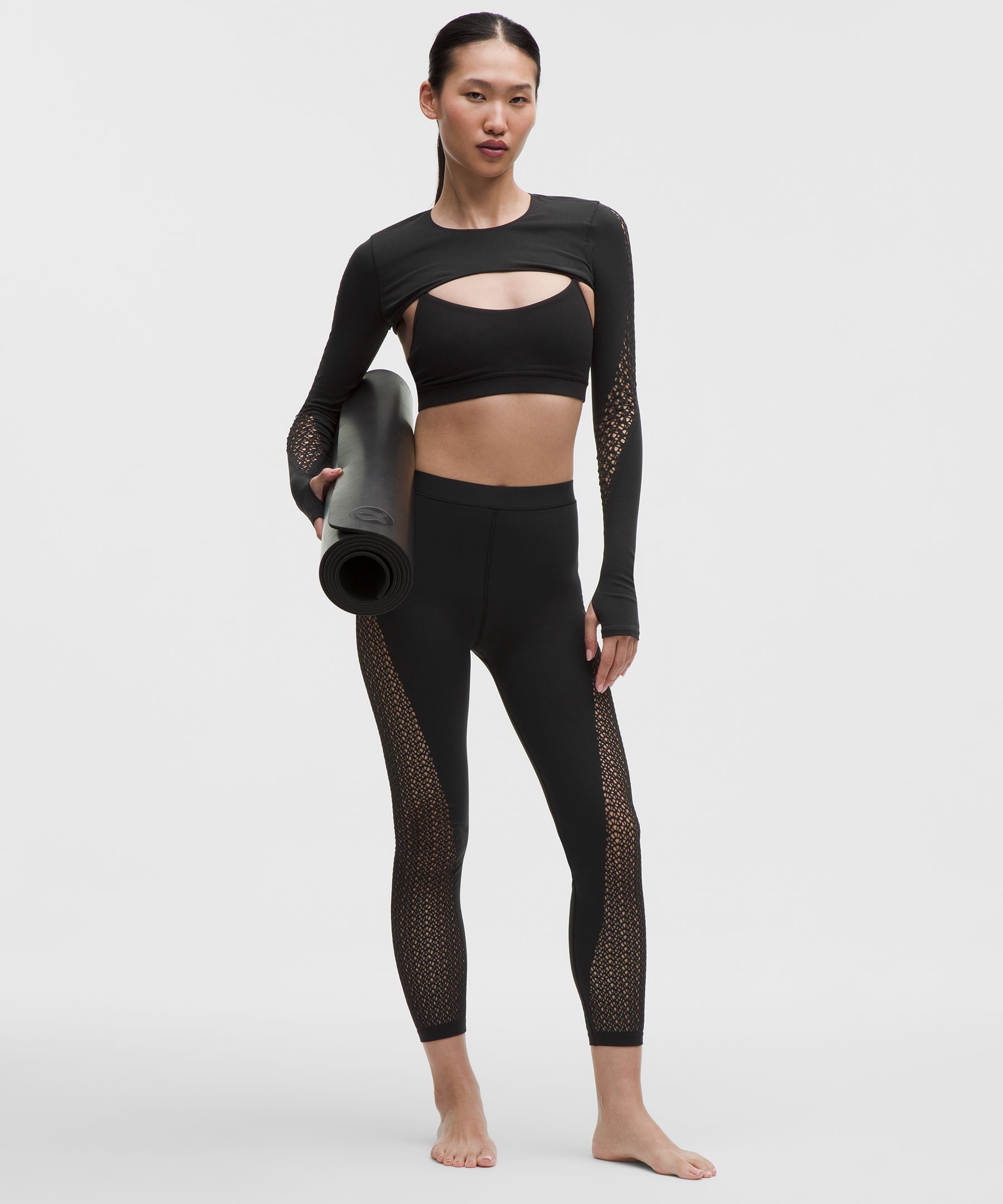 RevealKnit Interlace Mid-Rise Tight 
