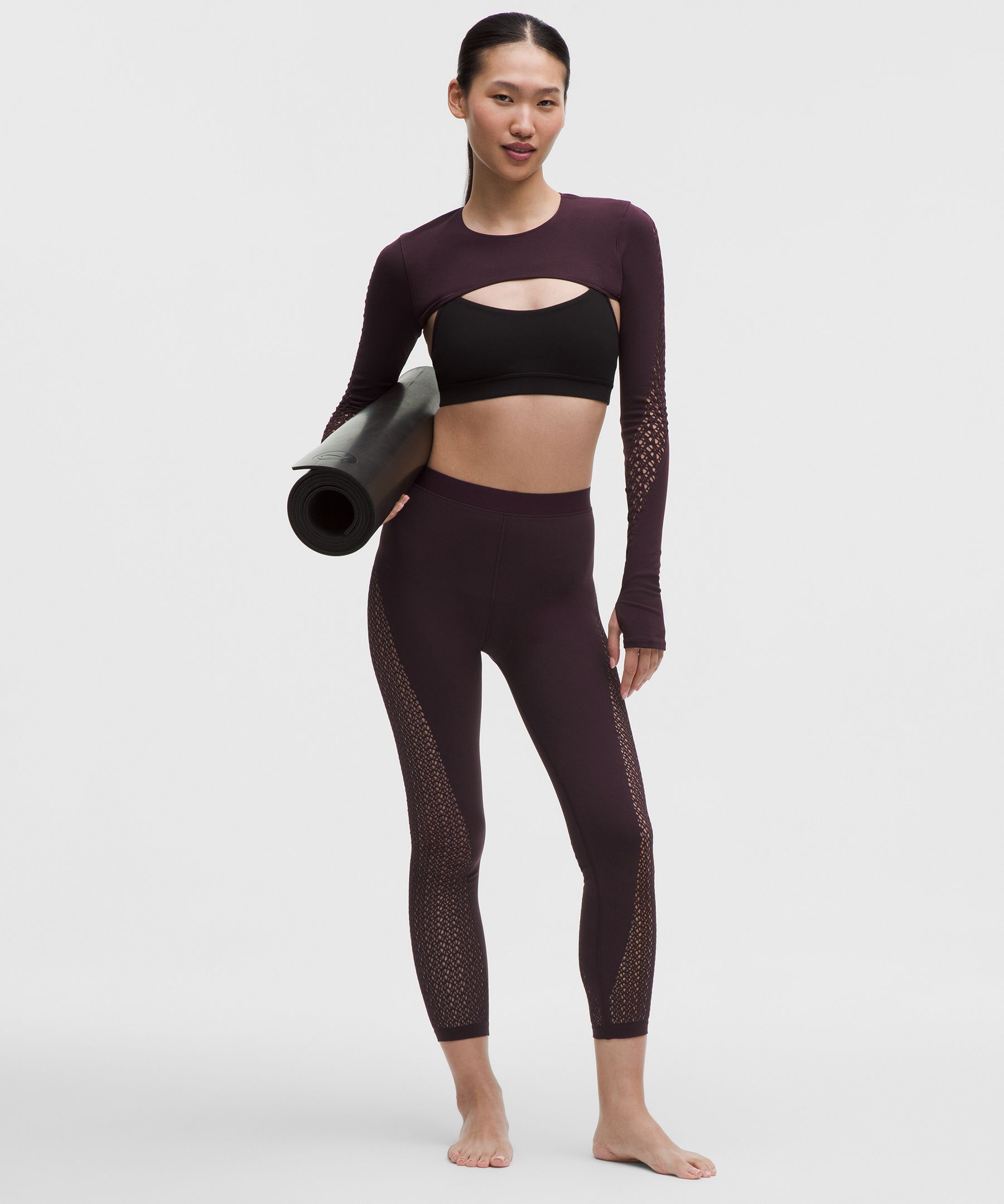 RevealKnit Interlace Mid-Rise Tight 
