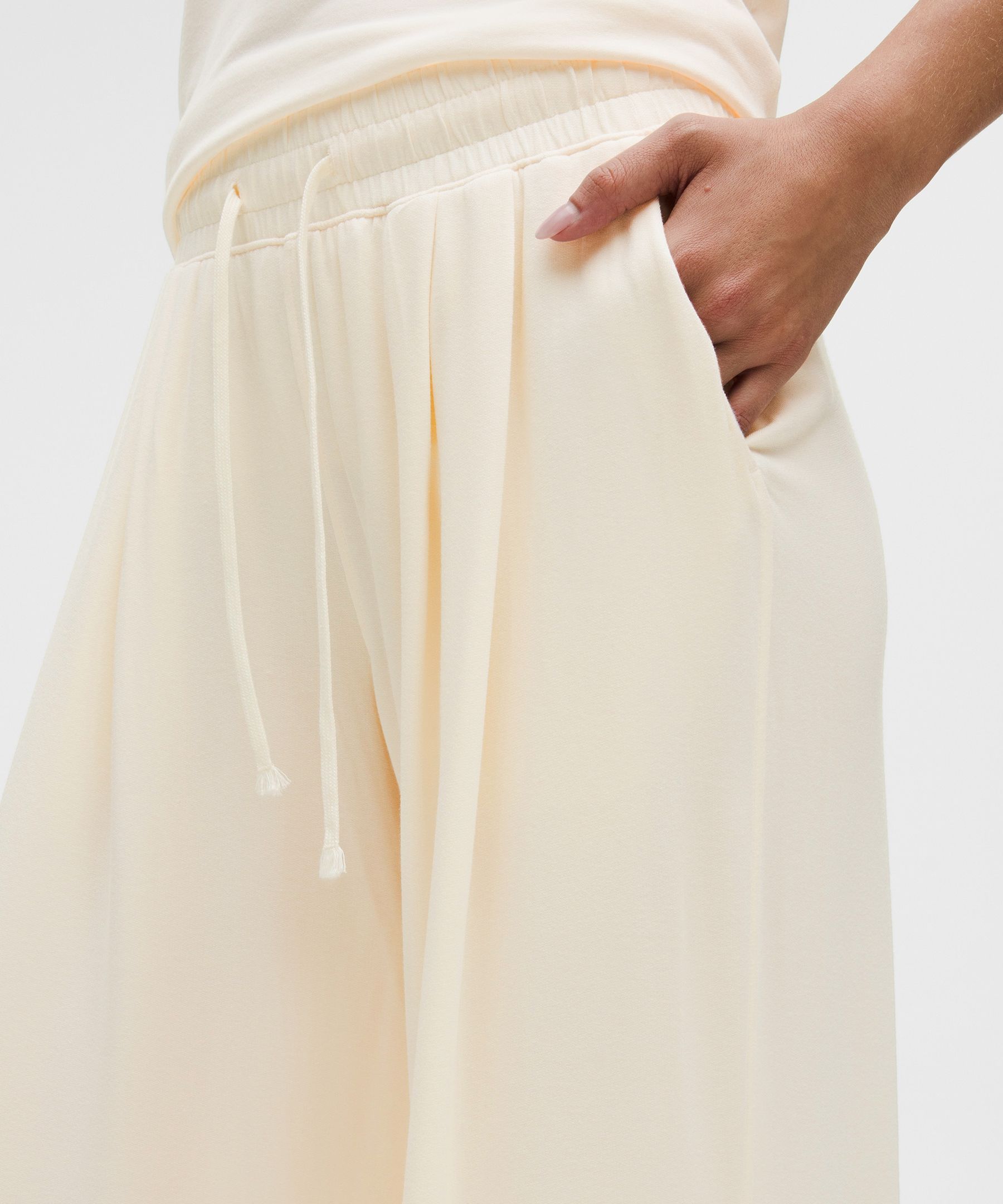 BeCalm High-Rise Pleated Extra-Wide Leg Pant