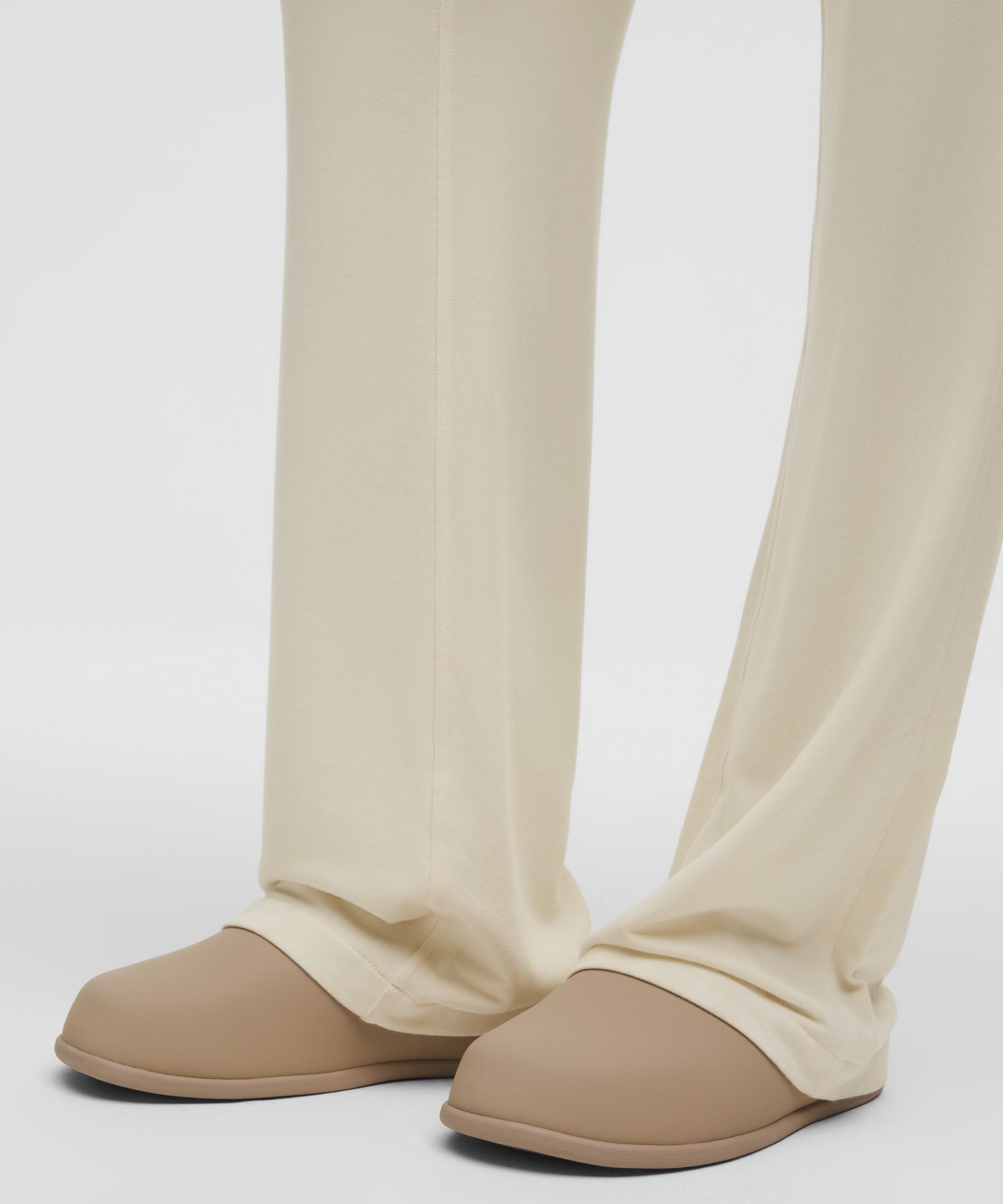 Lululemon Becalm Mid-rise Flared Pant In White