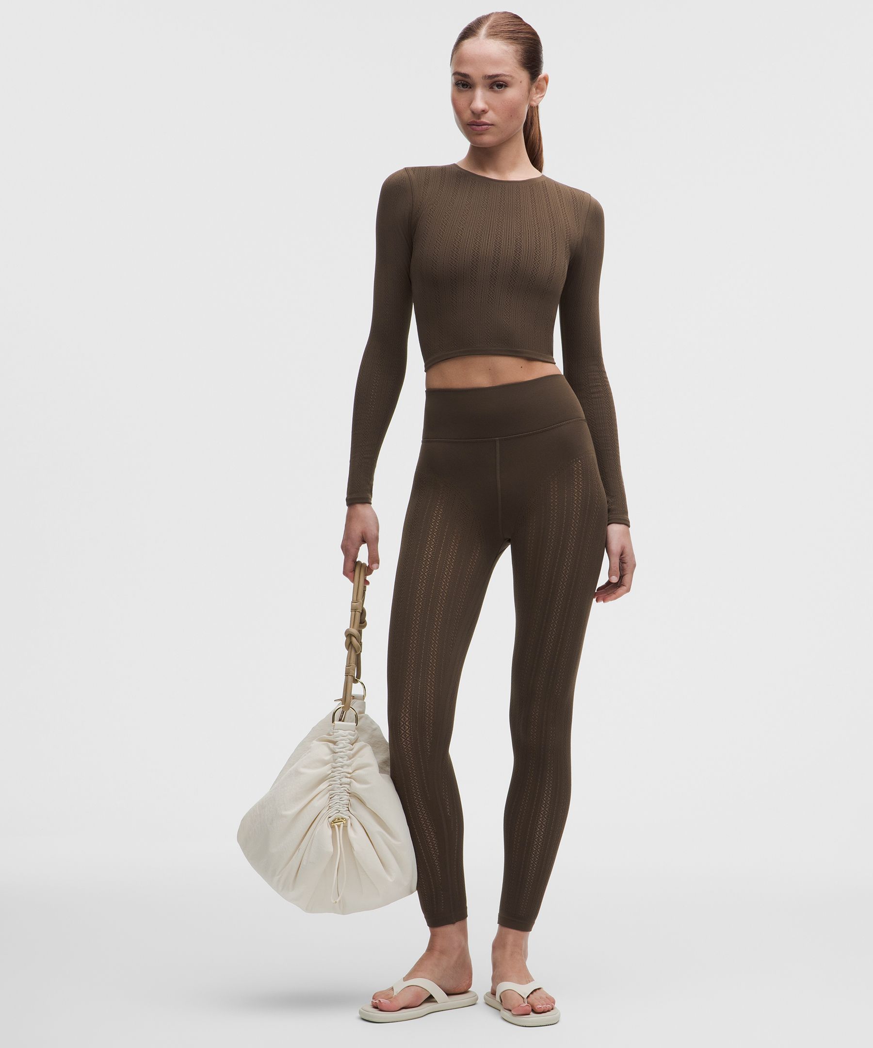 RevealKnit Pointelle High-Rise 7/8 Tight
