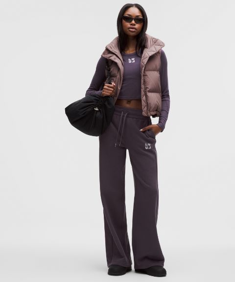 Lululemon Scuba Mid-Rise Wide-Leg Pant *Jewelled