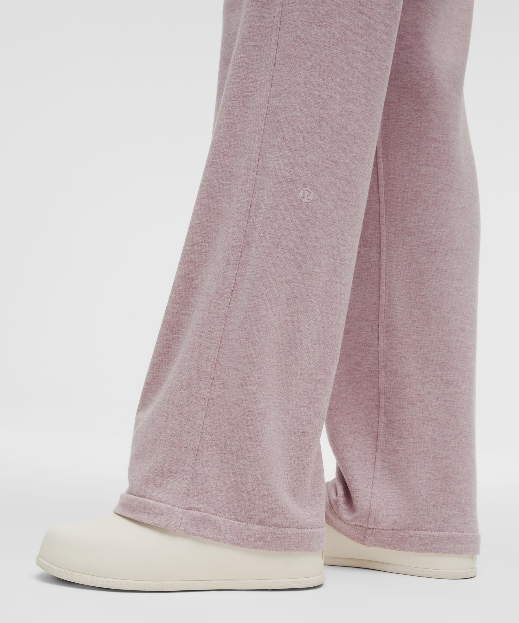 Lululemon Becalm Mid-rise Flared Pant In Pink