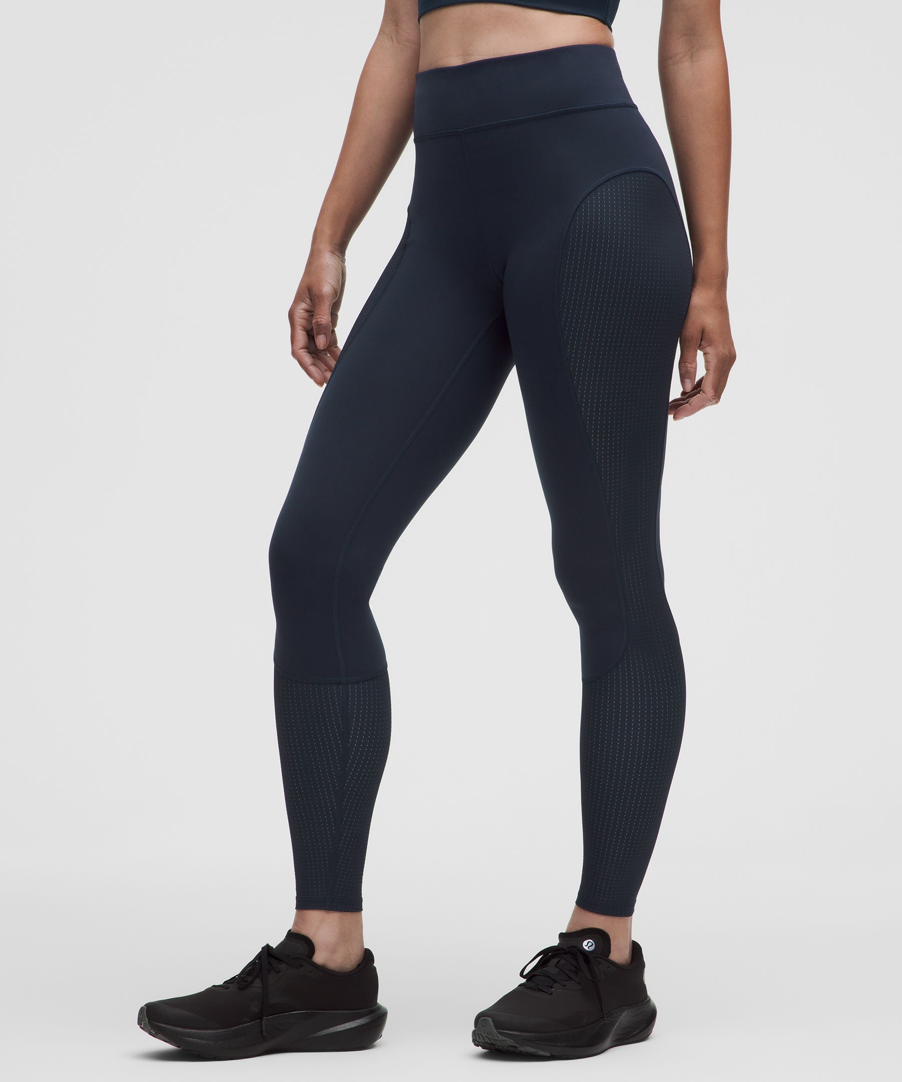 Mesh-Panelled High-Rise Tight 28" *SLNSH Collection