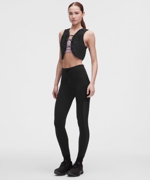Женские беговые тайтсы Lululemon No Line с высокой посадкой