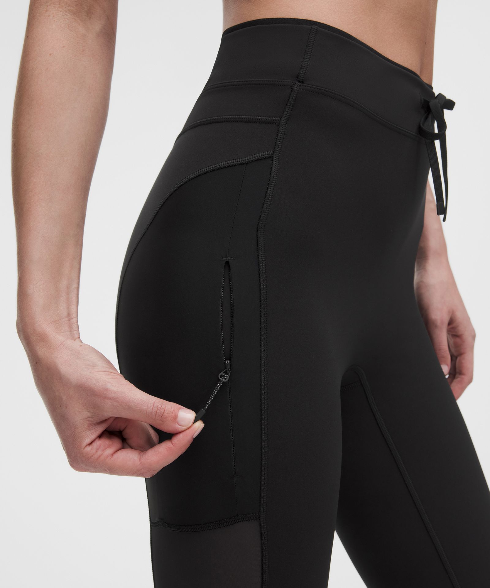 Женские беговые тайтсы Lululemon No Line с высокой посадкой — фото 5