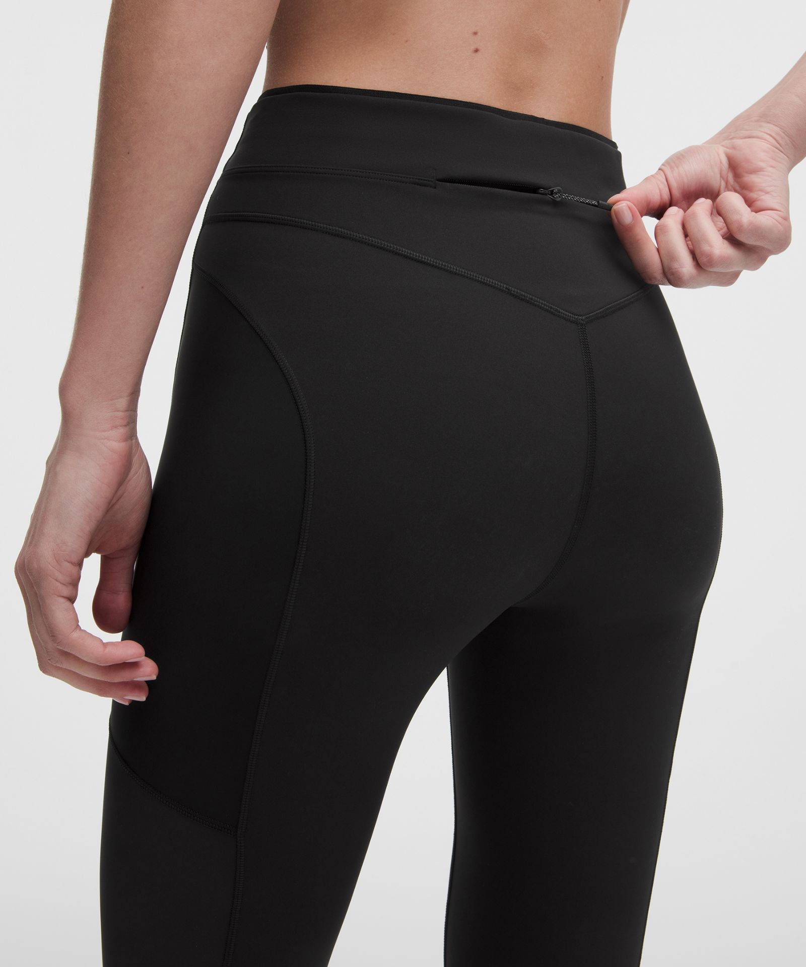 Женские беговые тайтсы Lululemon No Line с высокой посадкой — фото 6