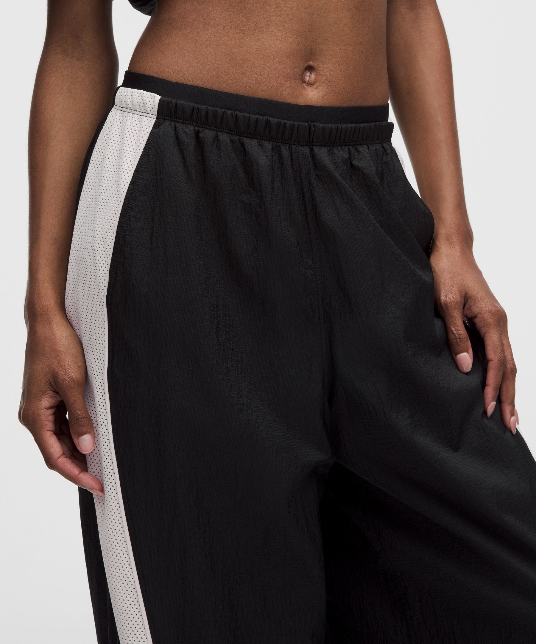 License to Train Textured Nylon Mid-Rise Pant