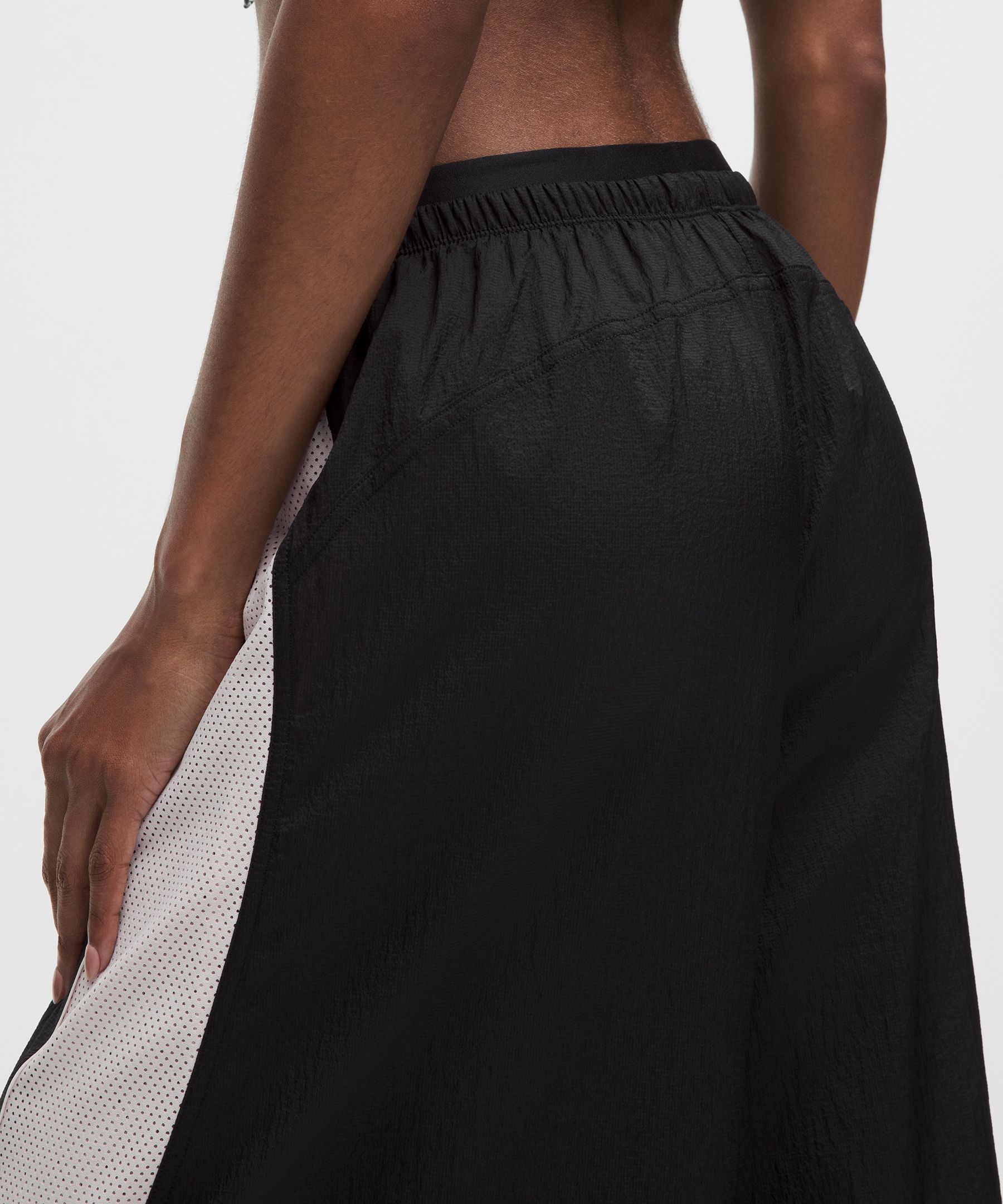 License to Train Textured Nylon Mid-Rise Pant