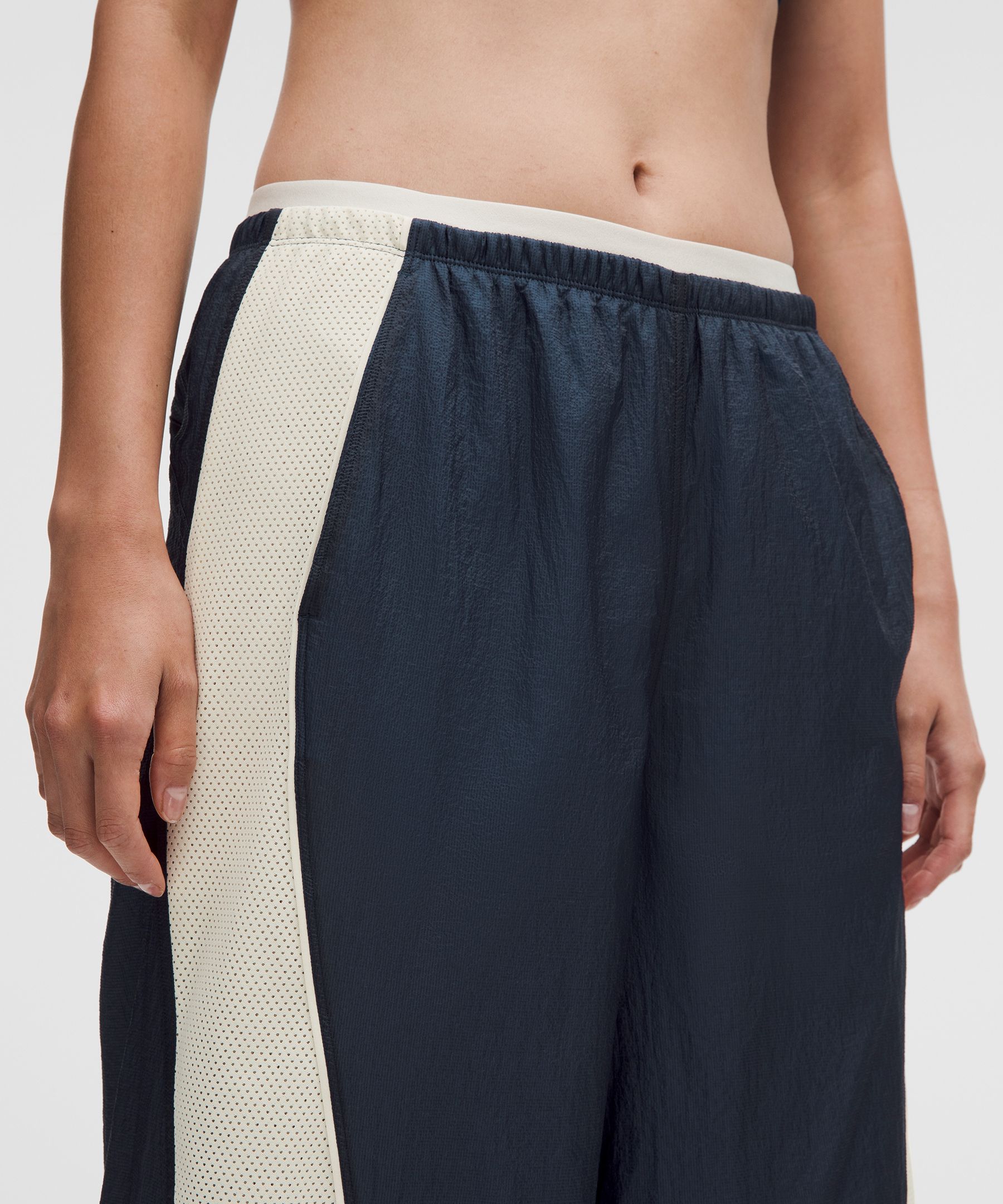 License to Train Textured Nylon Mid-Rise Pant