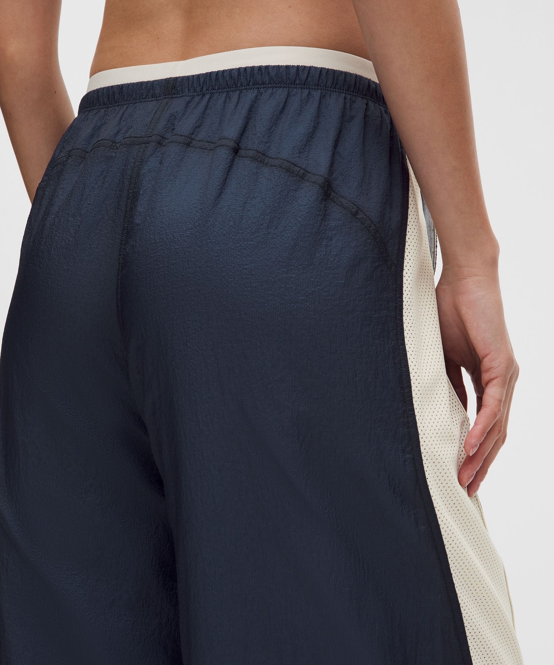 License to Train Textured Nylon Mid-Rise Pant